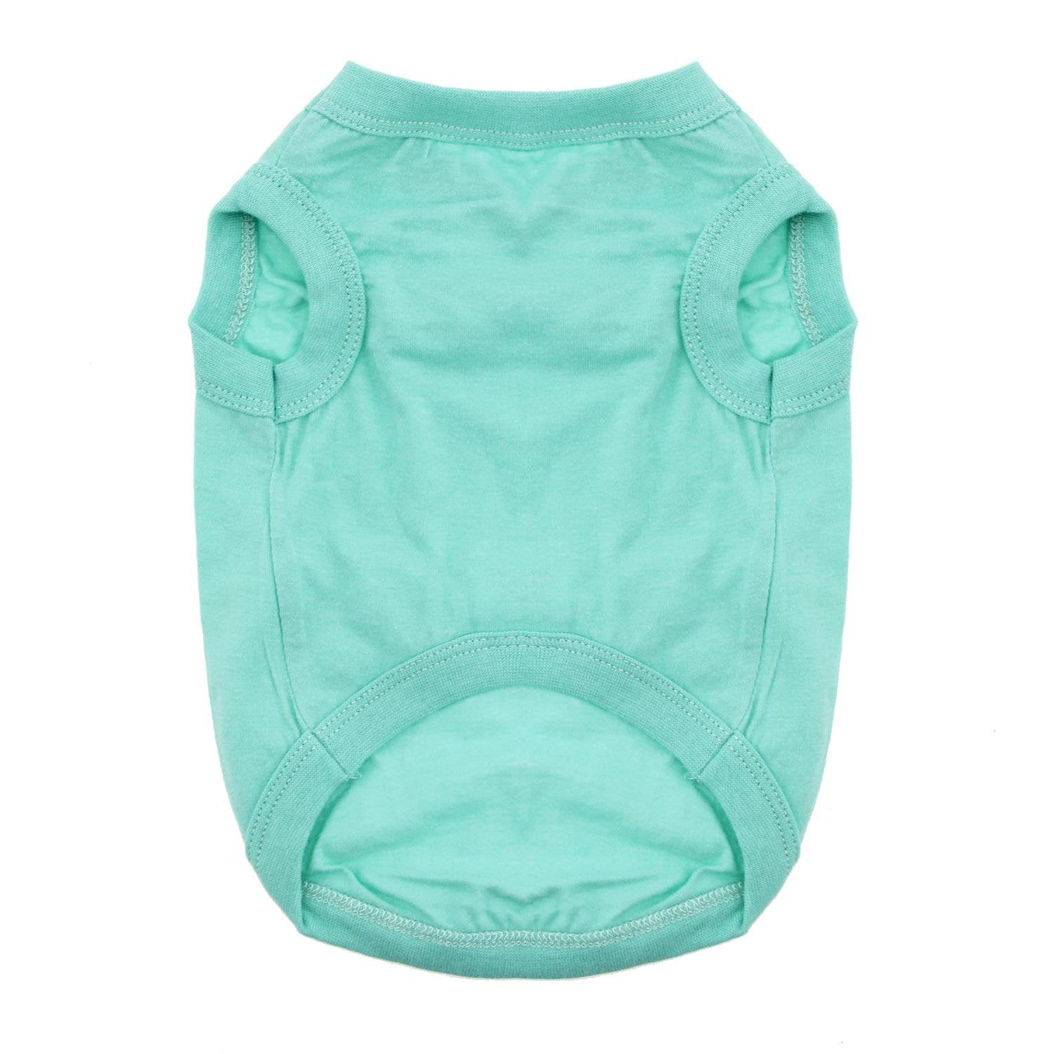 Doggie Design Cotton Dog Tank (Teal, L)