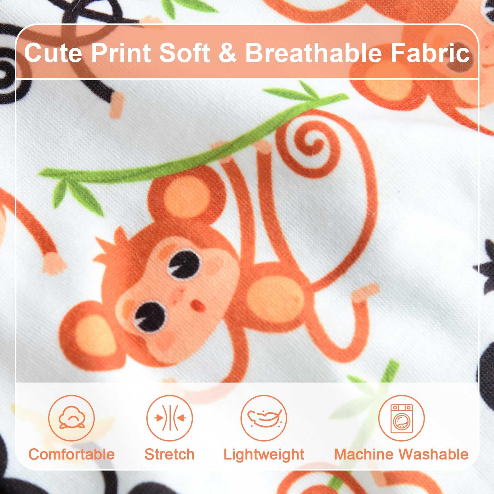 Dosuyi Dog Pajamas Spring Summer Pet Clothes For Small Dogs Girl Boy Soft Stretchy Puppy Clothes Cat Pjs Pet Jammies Outfit (Mon