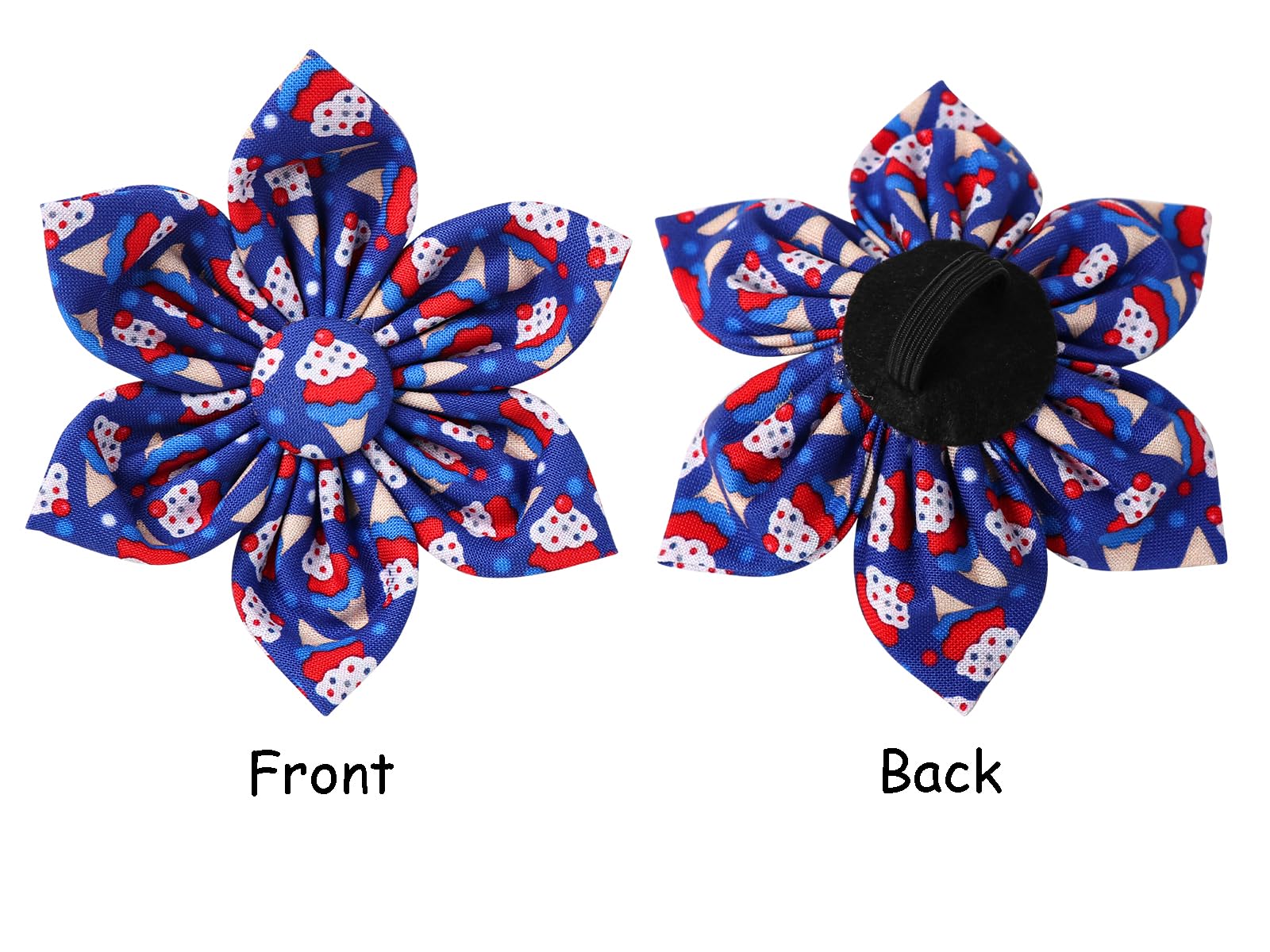 Lionet Paws Design Dogs Collar Cute Flower 4Th Of July Dog Collars For Girl Female Small Medium Dogs With Sundae M