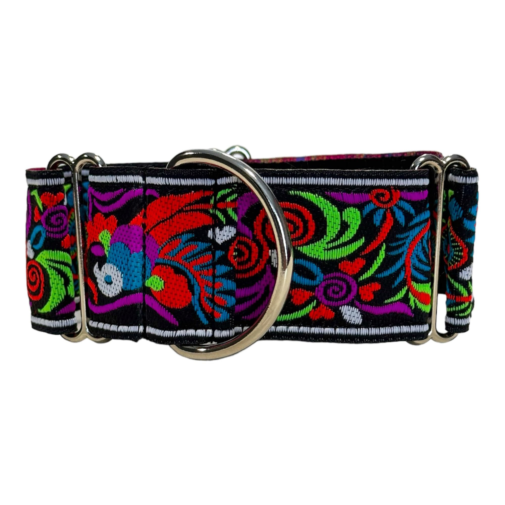 Sighthound Gang Extra Soft Martingale Dog Collar For Greyhound Saluki Whippet And Other Breeds With Similar Neck 2' Wide (M 11'-14')