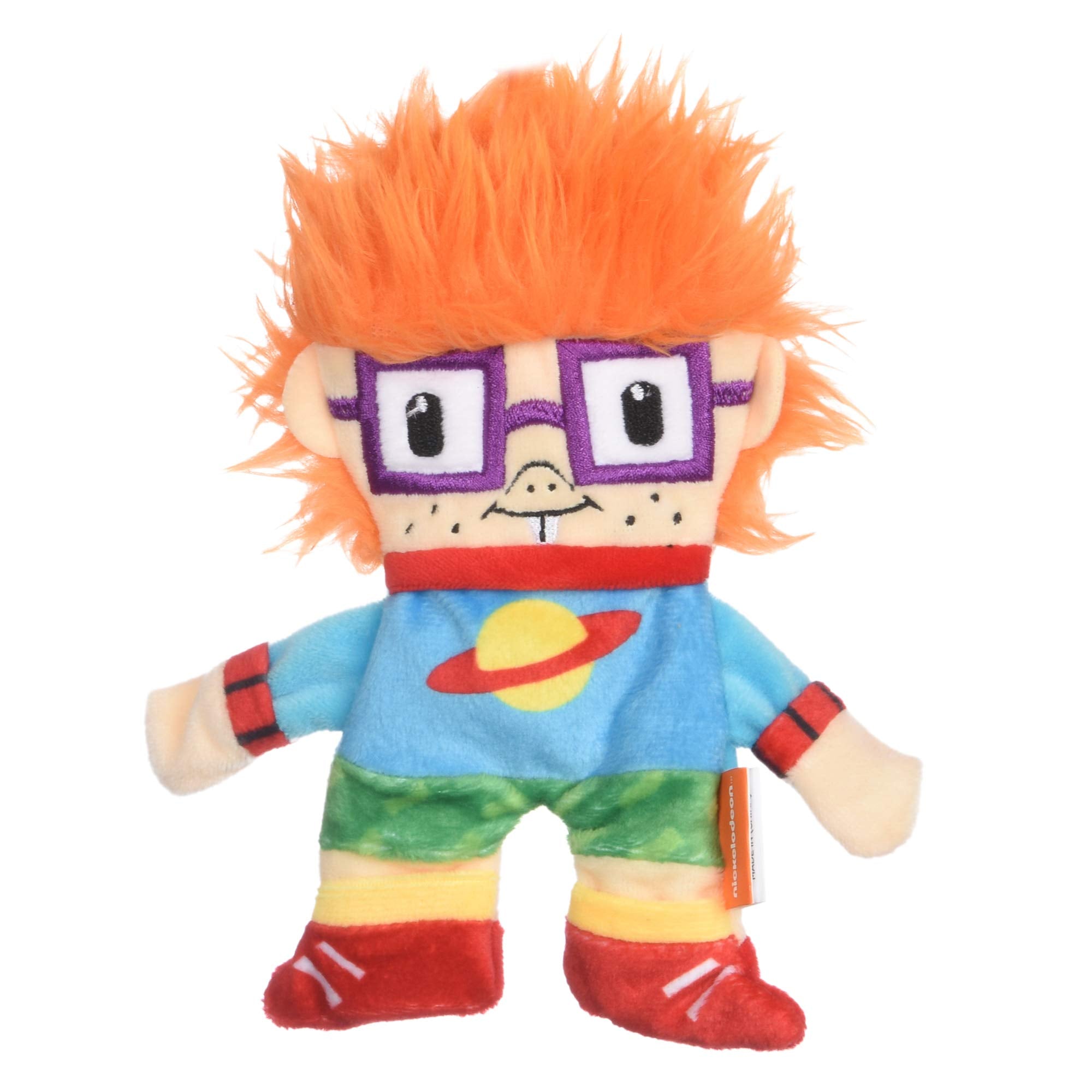 Nickelodeon For Pets Rugrats Chuckie Finster Flattie Plush Crinkle Dog Toy | 6 Inch Crinkle Toys For Dogs Nickelodeon Toys - Rugrats Toys For Dogs From Nickelodeon 90S | Small Plush Toys For Dogs