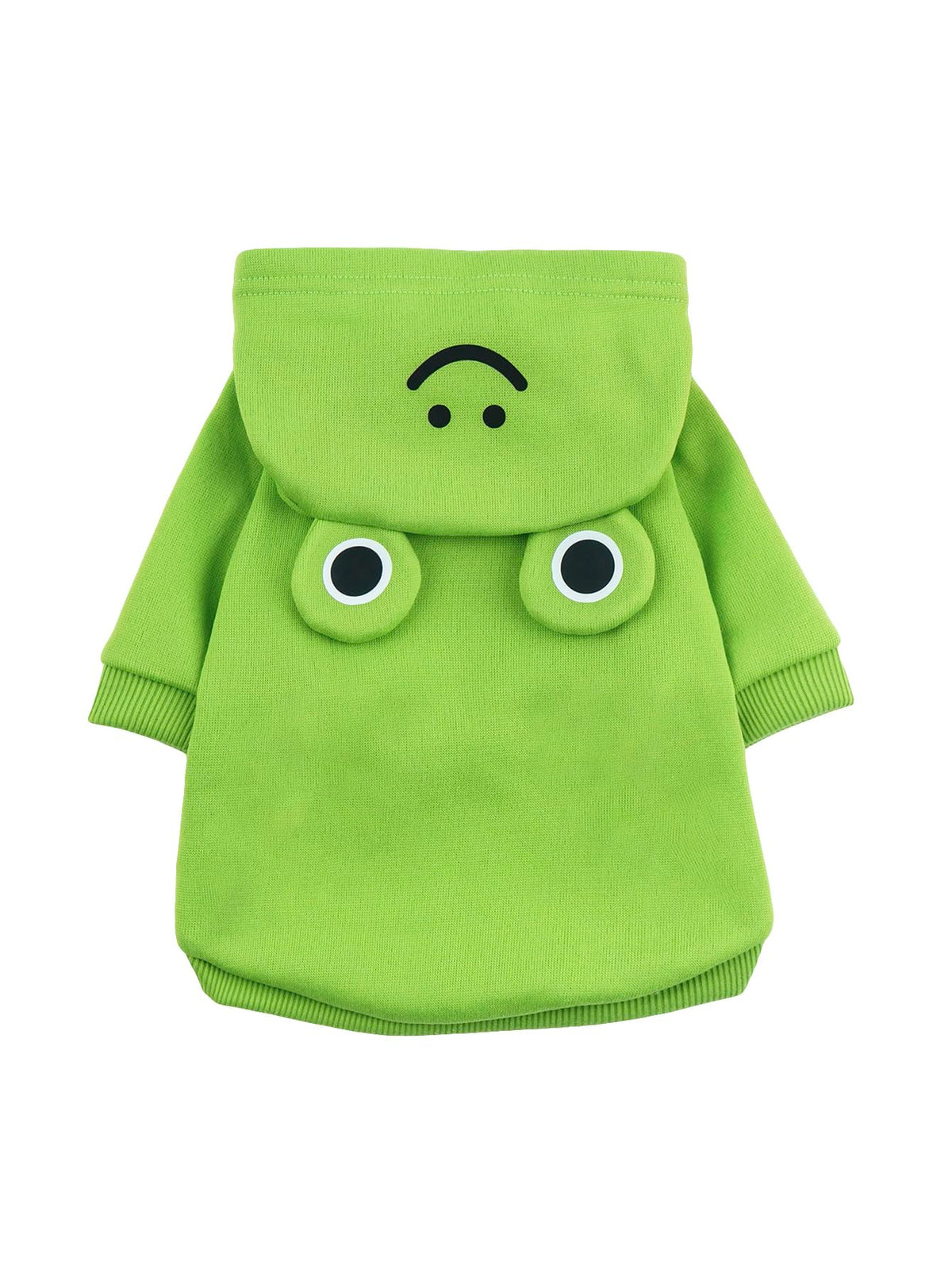 Qwinee Frog Dog Hoodie Dog Warm Jacket Coat Puppy Sweatshirt Christmas Halloween Dog Costume Cosplay Winter Dog Clothes Pet Apparel For Small Medium Dogs Cats Kitten Green Xl