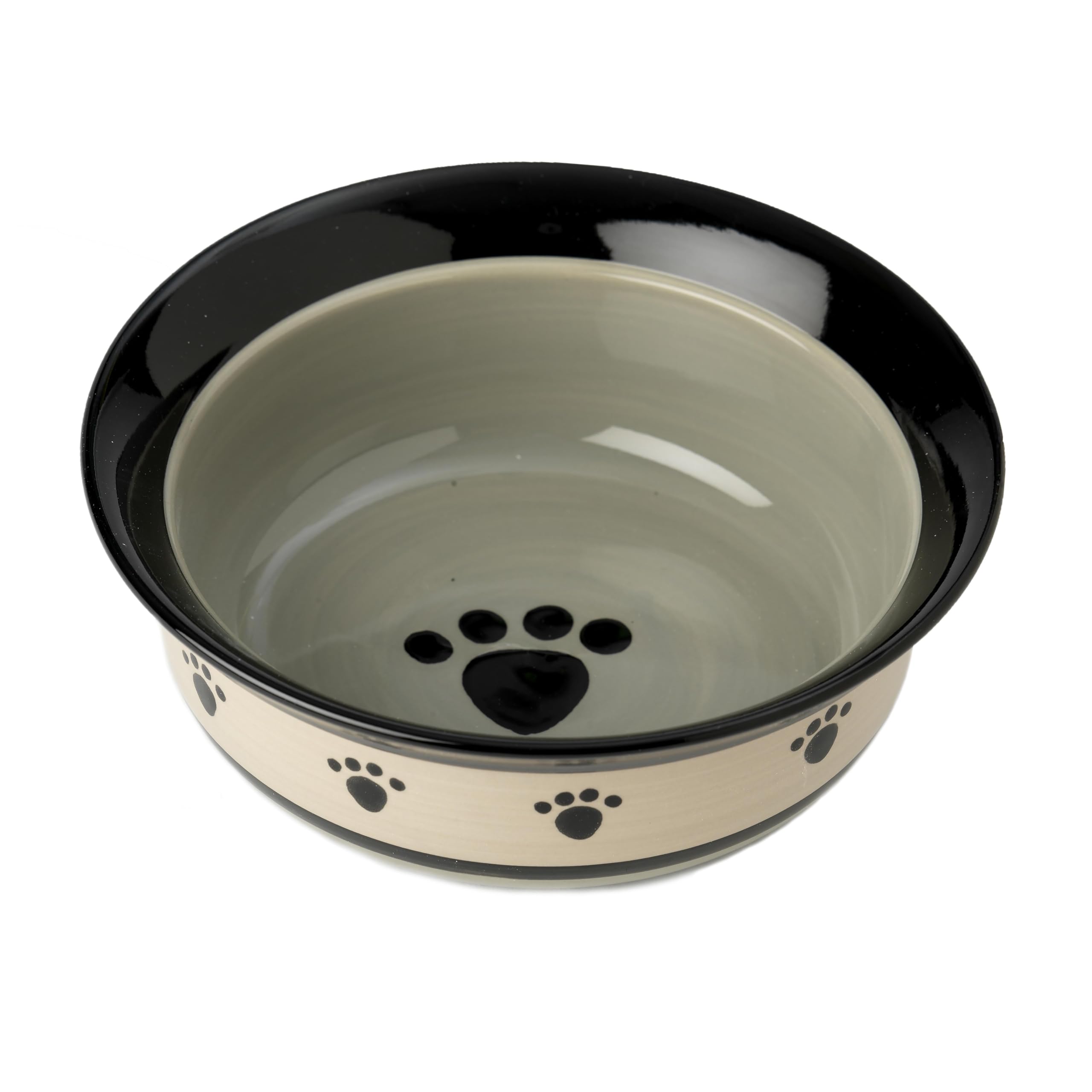 Petrageous 44249 Metro Dishwasher And Microwave Safe Dog Bowl 8-Inch Diameter, 4-Cup Capacity For Medium And Large Dogs And Cats