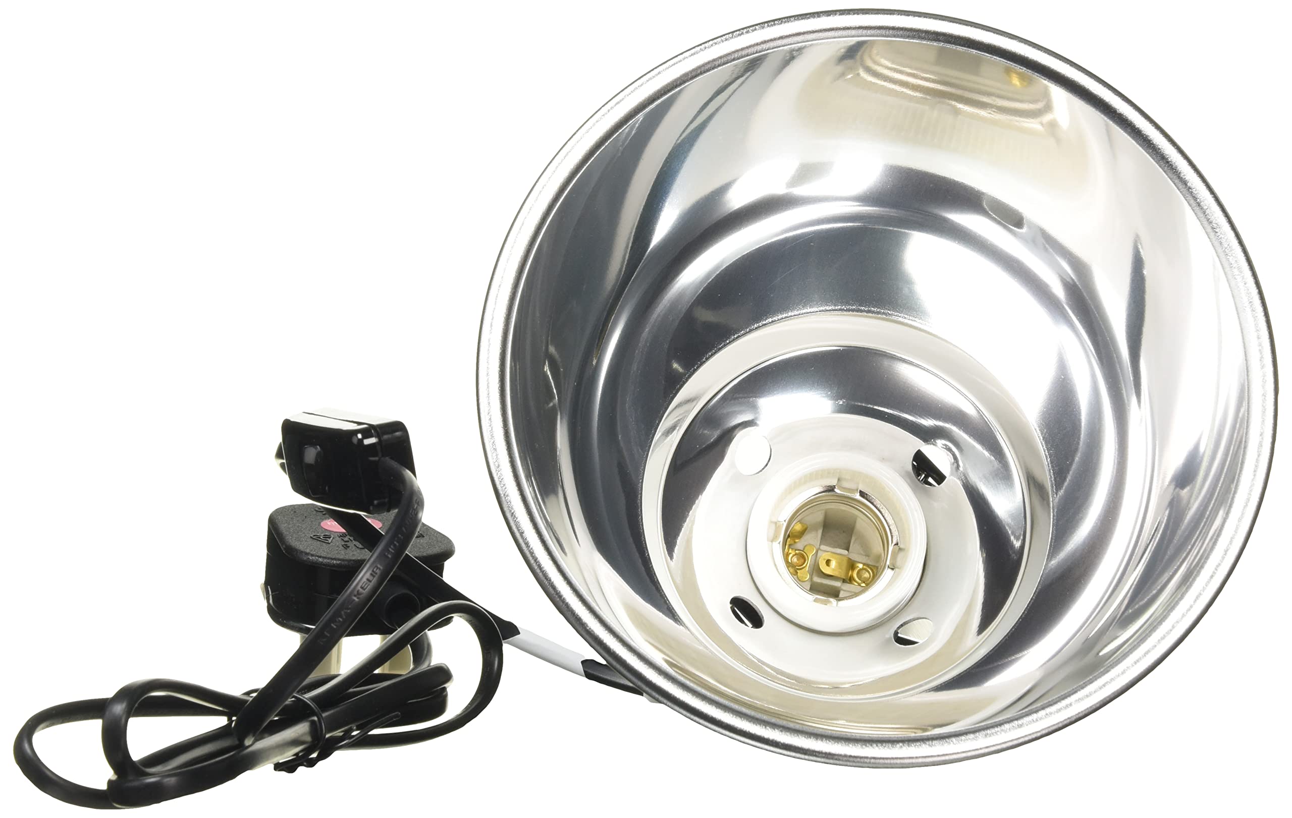 Exo Terra Light Dome, Aluminum Uv Reflector Lamp For Reptile Terrariums, 5.5 Inches