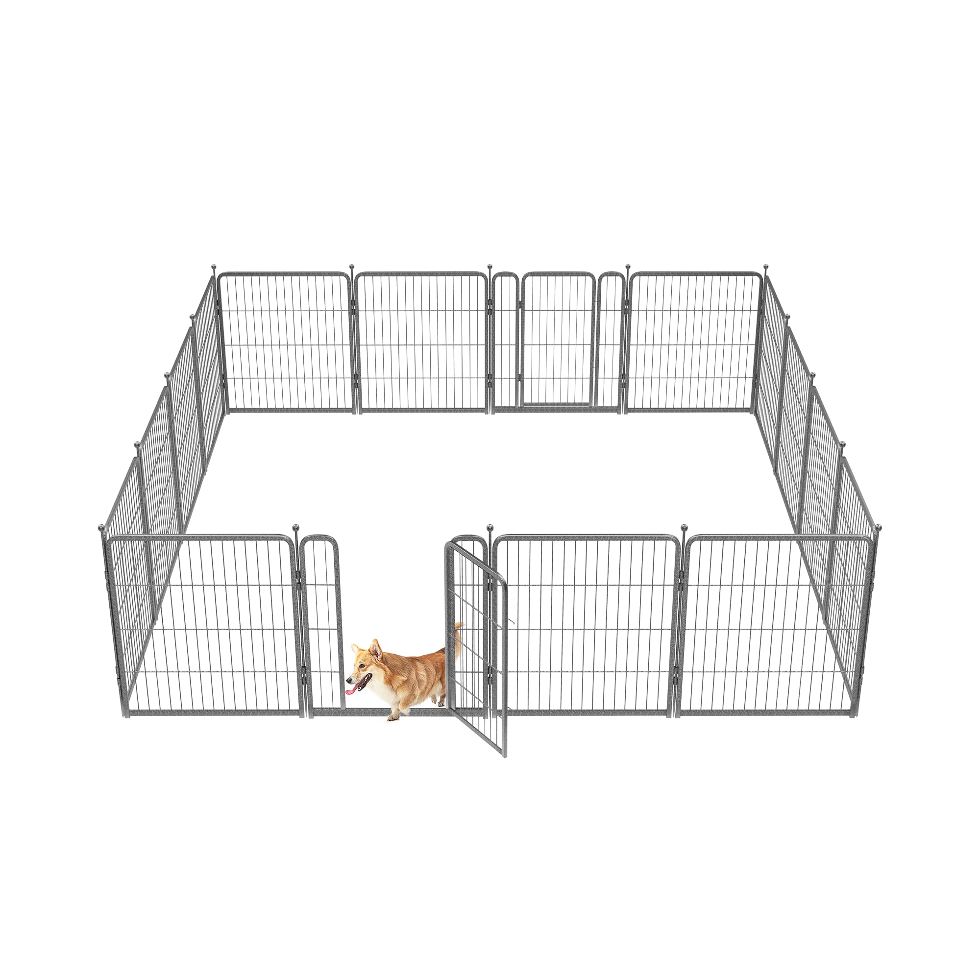 Fxw Aster Dog Playpen Designed For Yard, 16 Panels