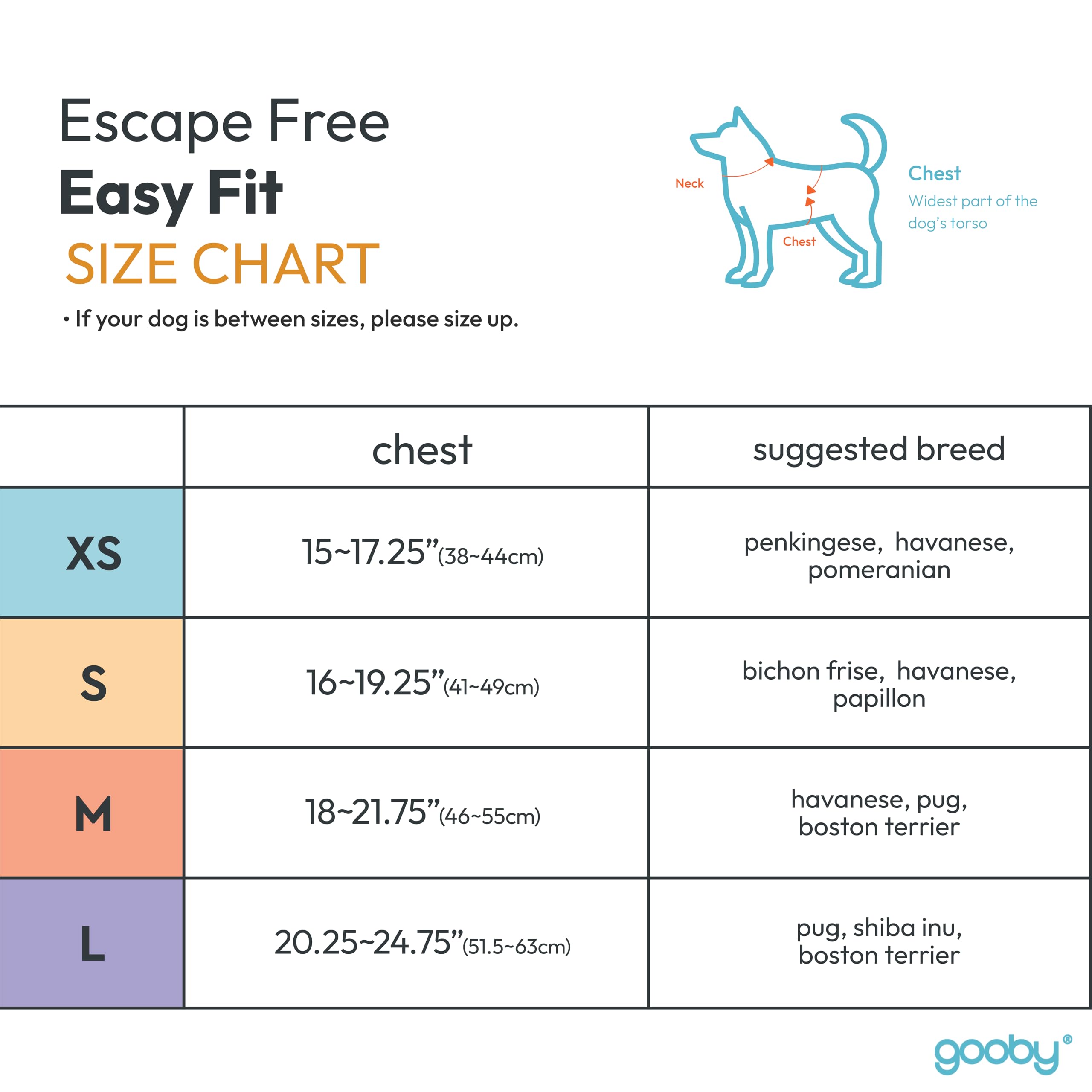 Gooby Escape Free Easy Fit Harness - Blue, Large - No Pull Step-In Patented Small Dog Harness With Quick Release Buckle - Perfec