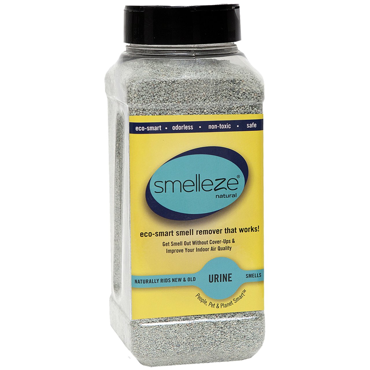 SMELLEZE Natural Urine Smell Removal Deodorizer: 2 lb. Granules Stops Urine Stench