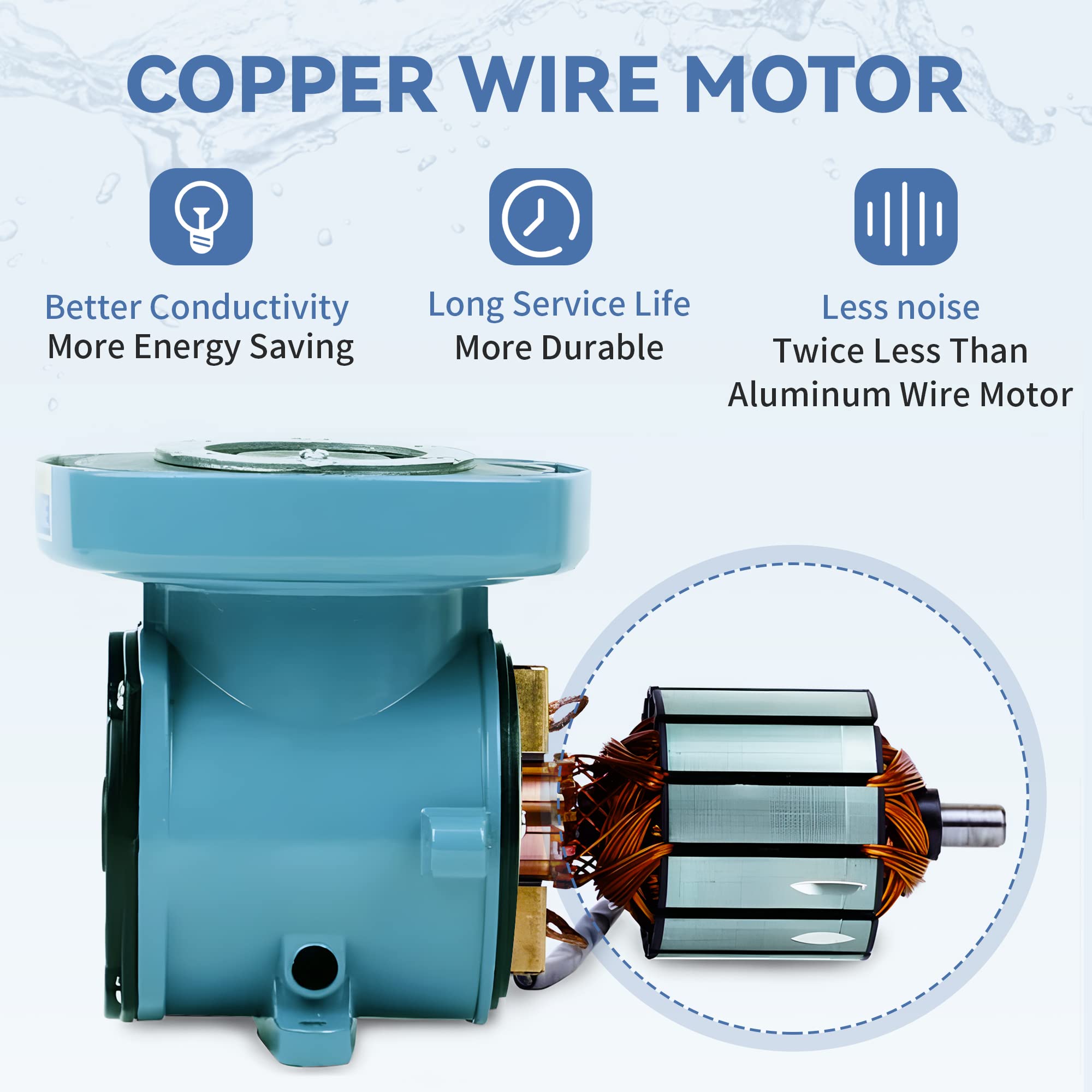 Poafamx DC 12V Pond Air Pump 18W Oxygen Aerator 6 Outlets 30L/Min Hydroponic Air Pump with Car Cable for Outdoor Fishing Aquariu