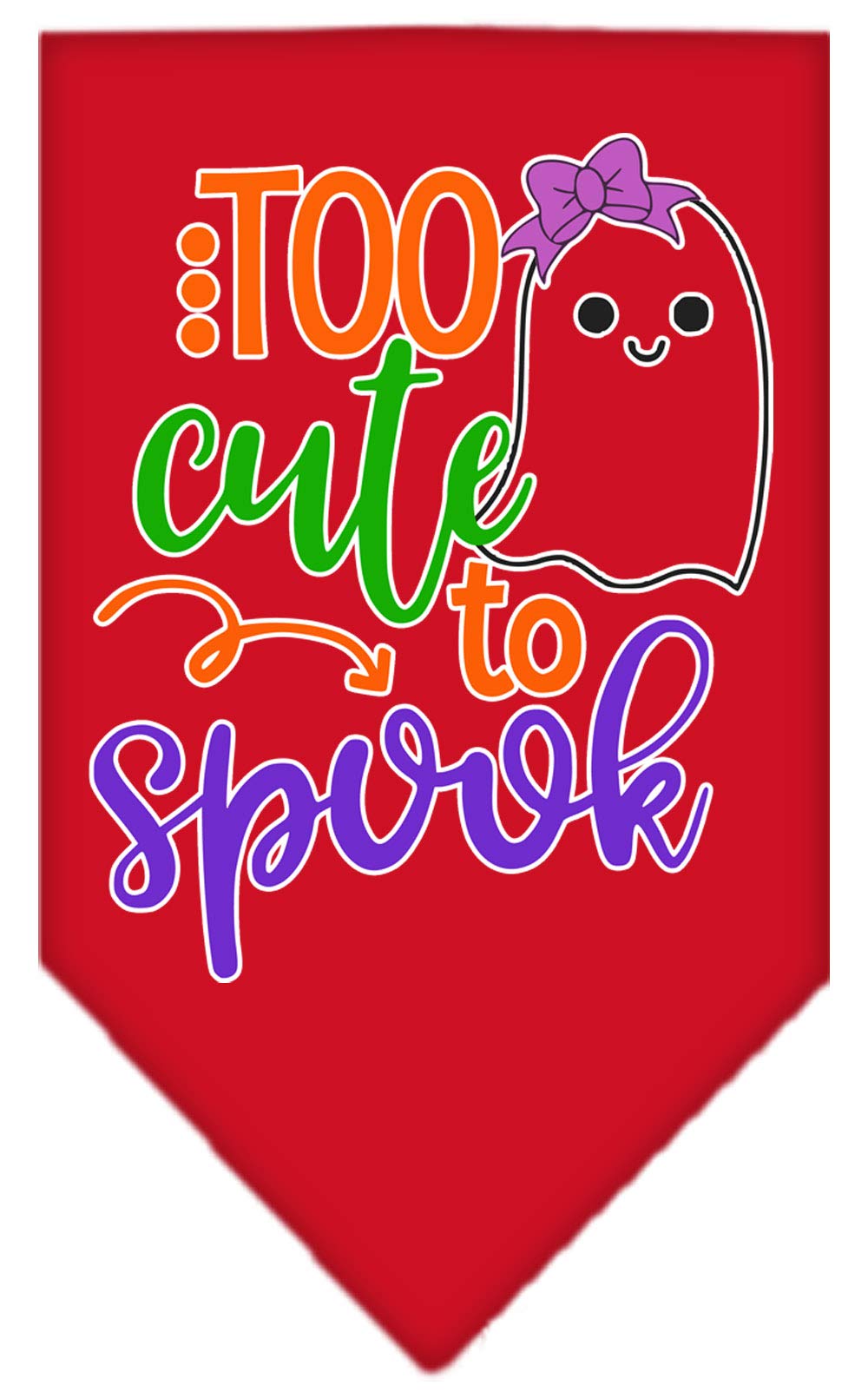 Christmas Pet and Dog Bandana Screen Printed, &quot;Dear Santa... I Went With Naughty&quot; Red Large