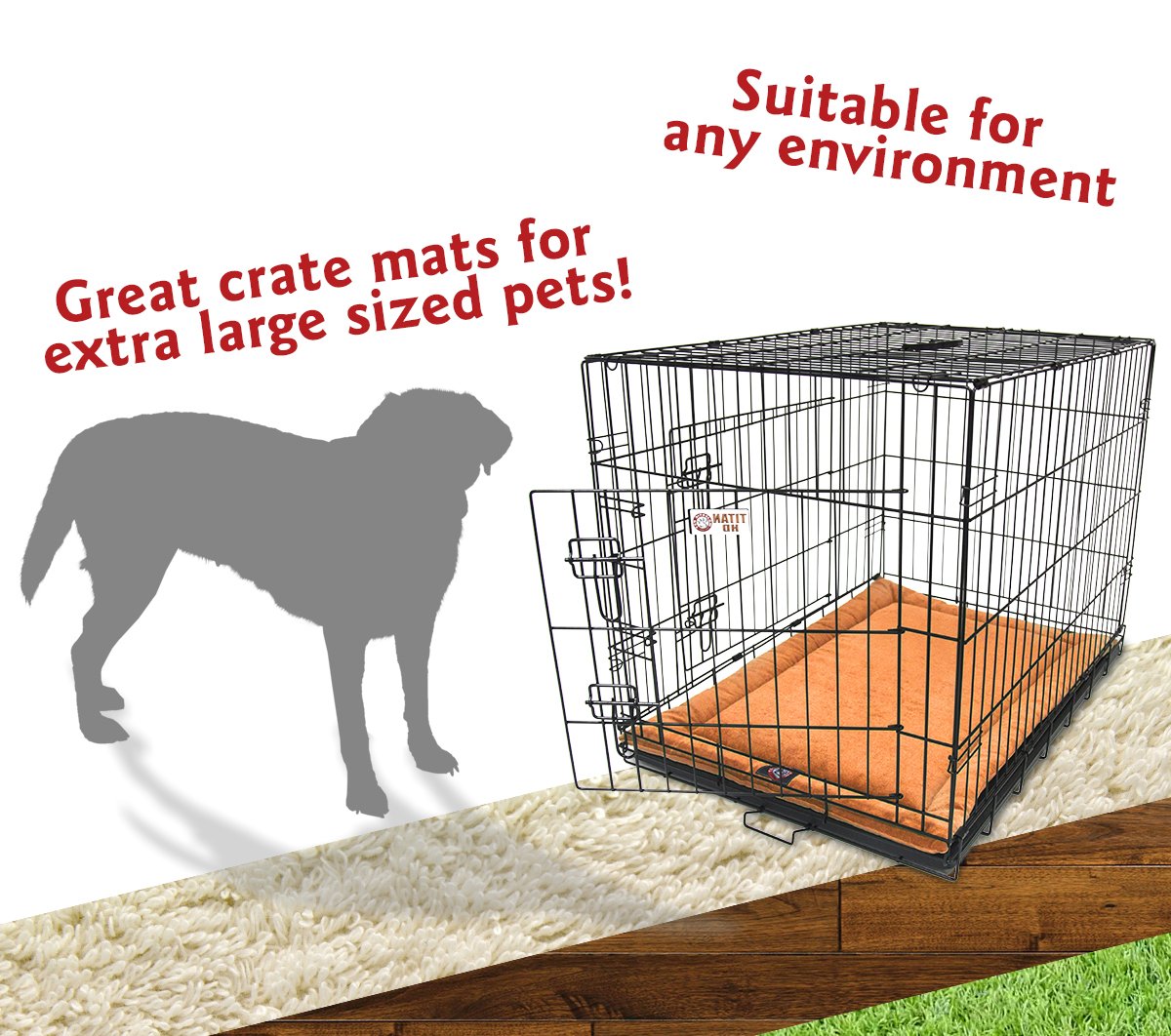 48' Villa Orange Crate Dog Bed Mat By Majestic Pet Products