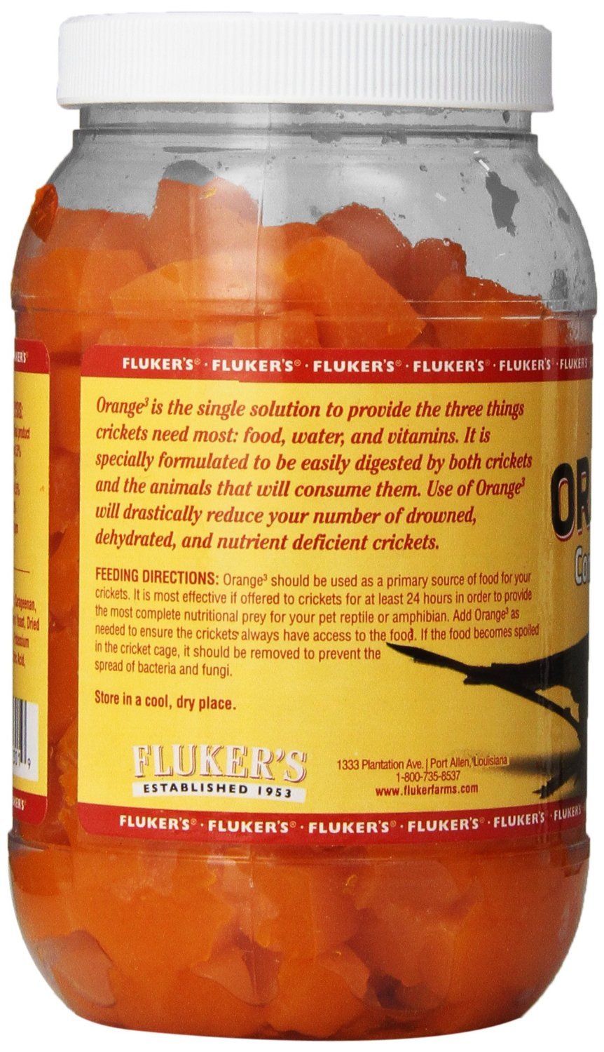 Flukers Orange Cube Complete Cricket Diet 12 Ounce (Pack of 1)