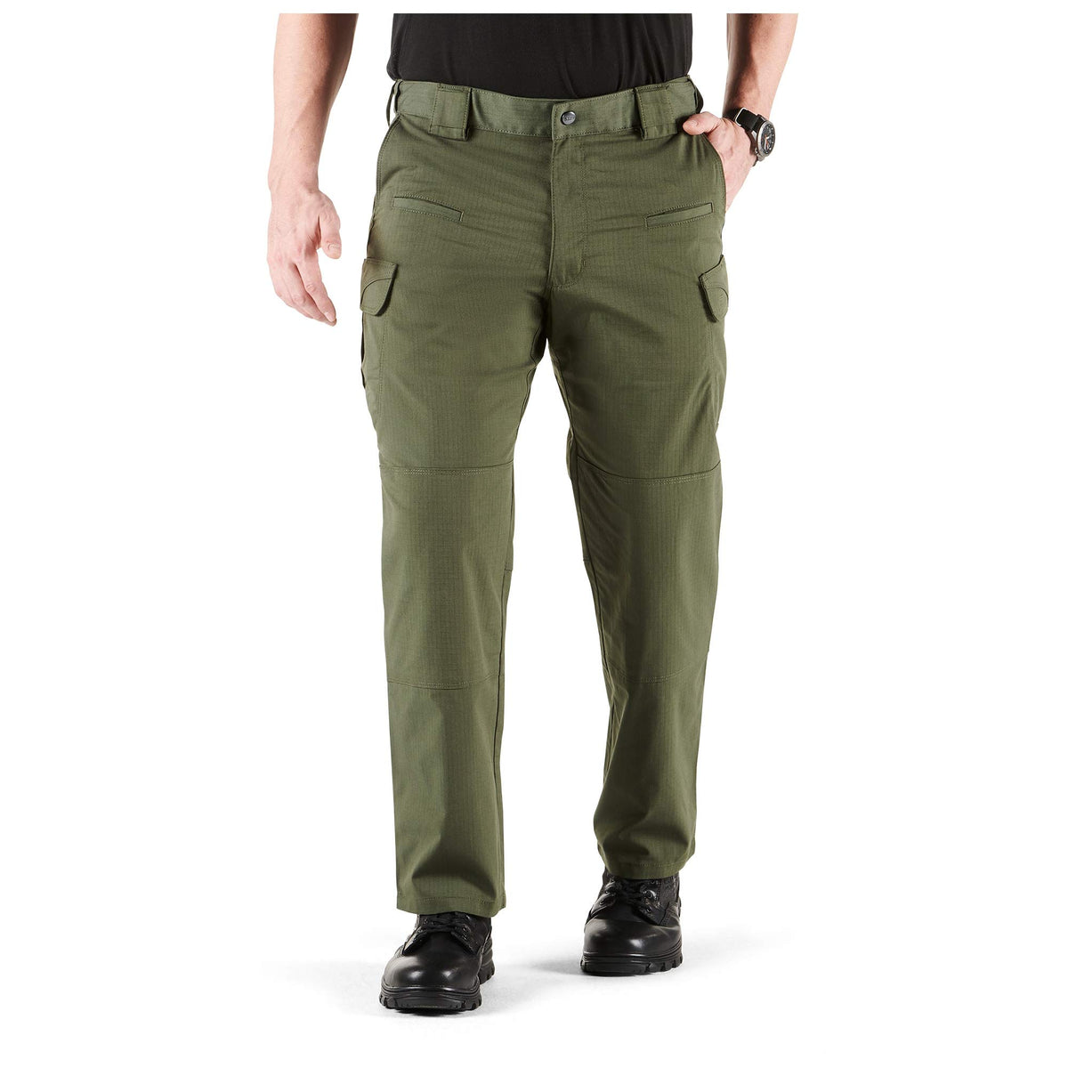 511 Tactical Mens Stryke Military Pants, Adjustable Waistband, Stretchable Flex-Tac Fabric, Tdu Green, 30Wx36L, Style 74369