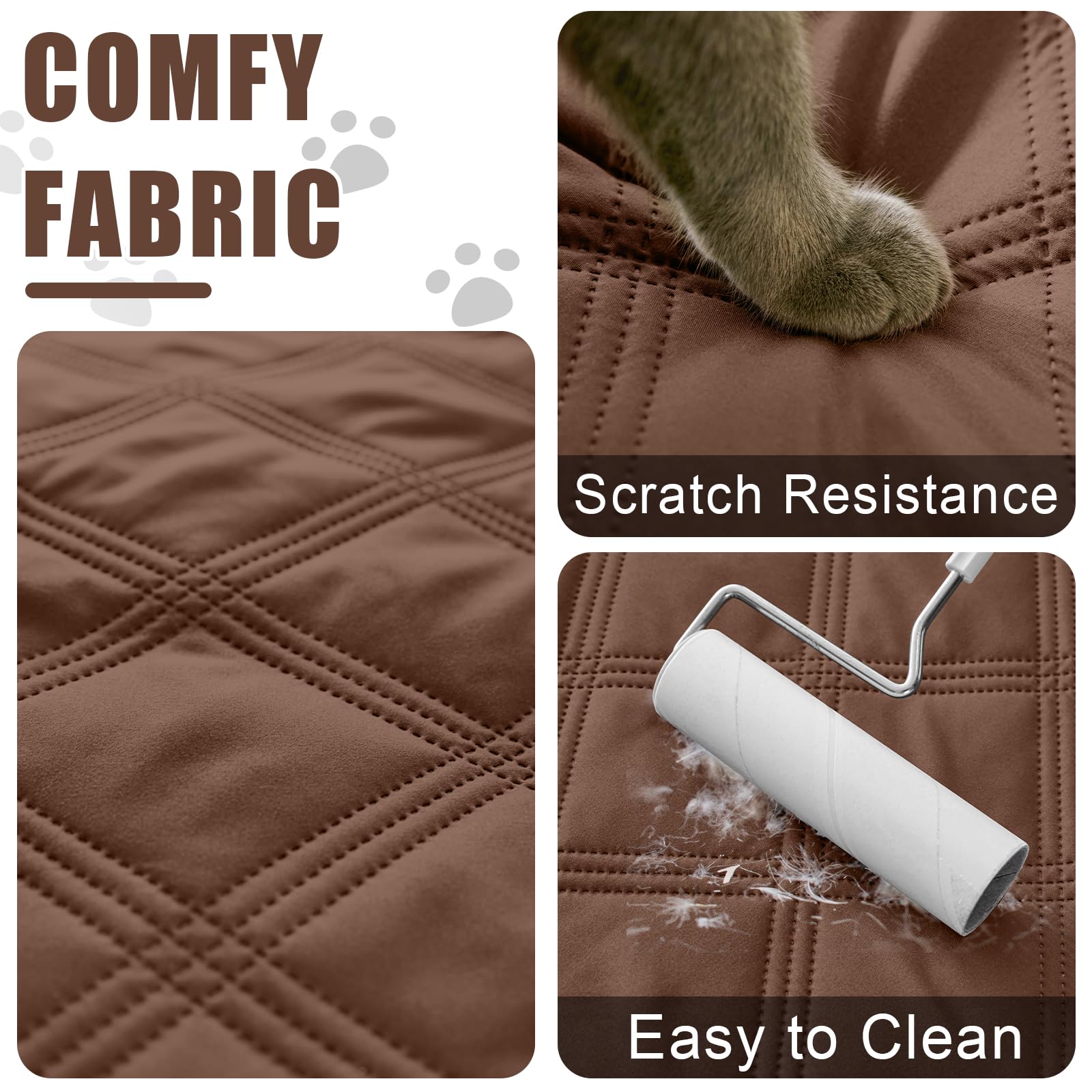 Smiry Waterproof Dog Bed Cover Blanket 52X82, Soft Reversible Pet Blanket, Washable Leakproof Cats Dogs Couch Cover For Sofa, Co