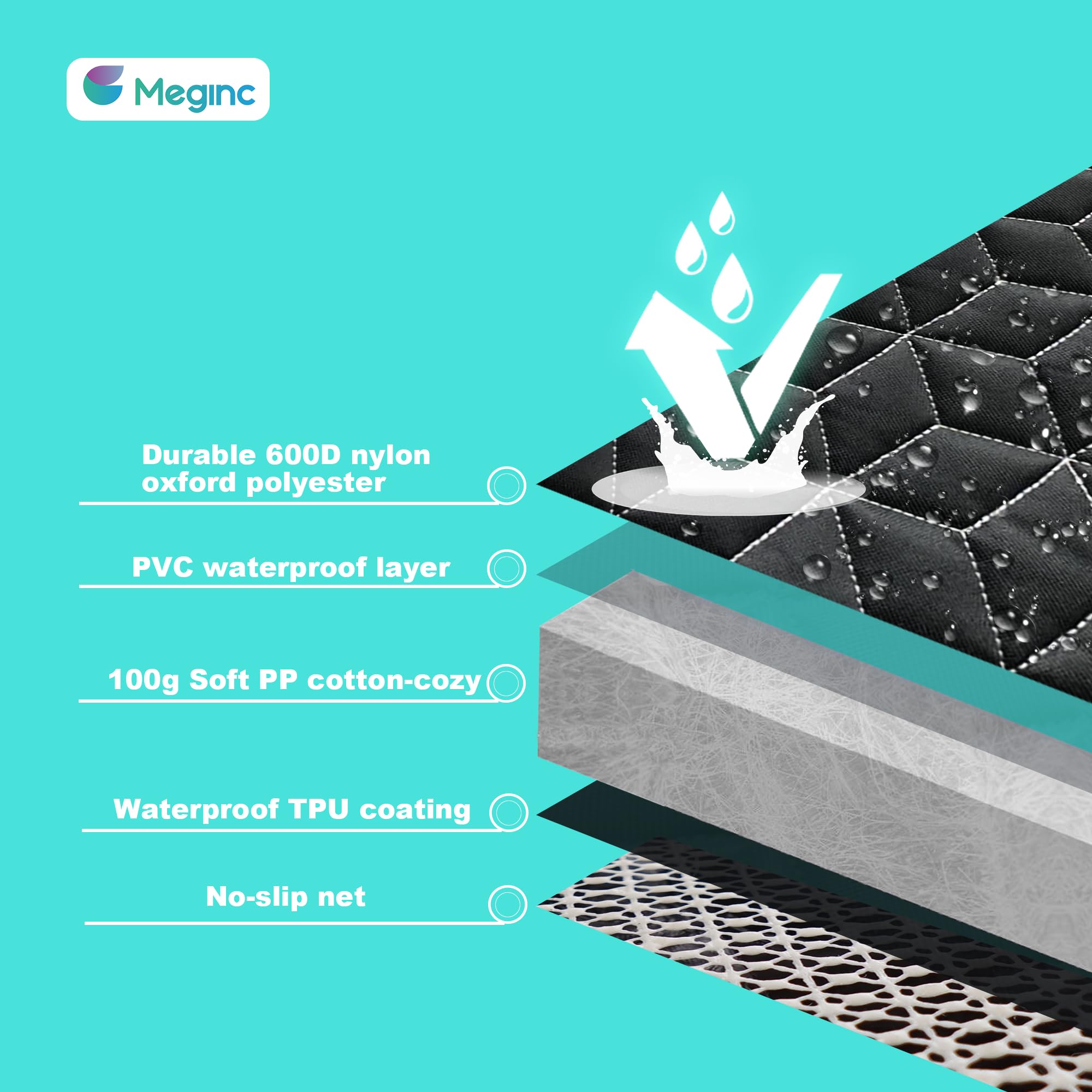 Bench Dog Car Seat Covers For Suv, Waterproof Dog Seat Cover For Back Seat Fit Ford Explorer Heavy Duty Non Slip Back Seat Cover