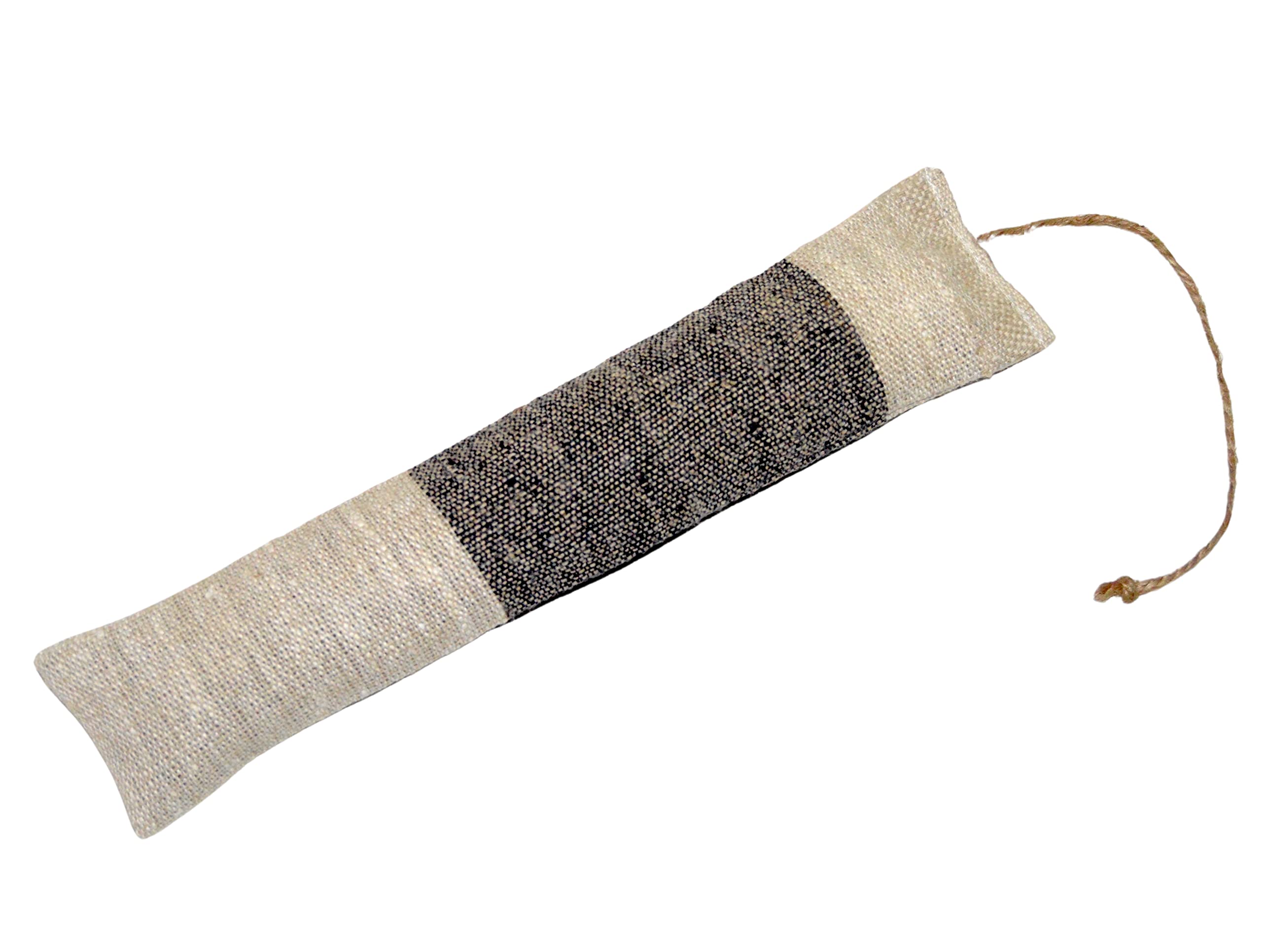 All Natural Kitty Catnip Kicker Handmade Cat Toy (9 Inch, Black Wide Stripe)