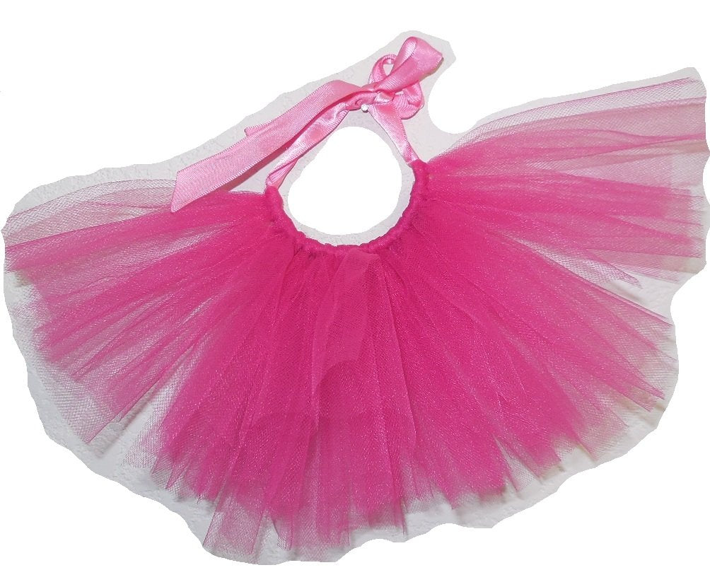 Pawpatu Tulle Tutu For Dogs Or Cats, Small, Hot Pink