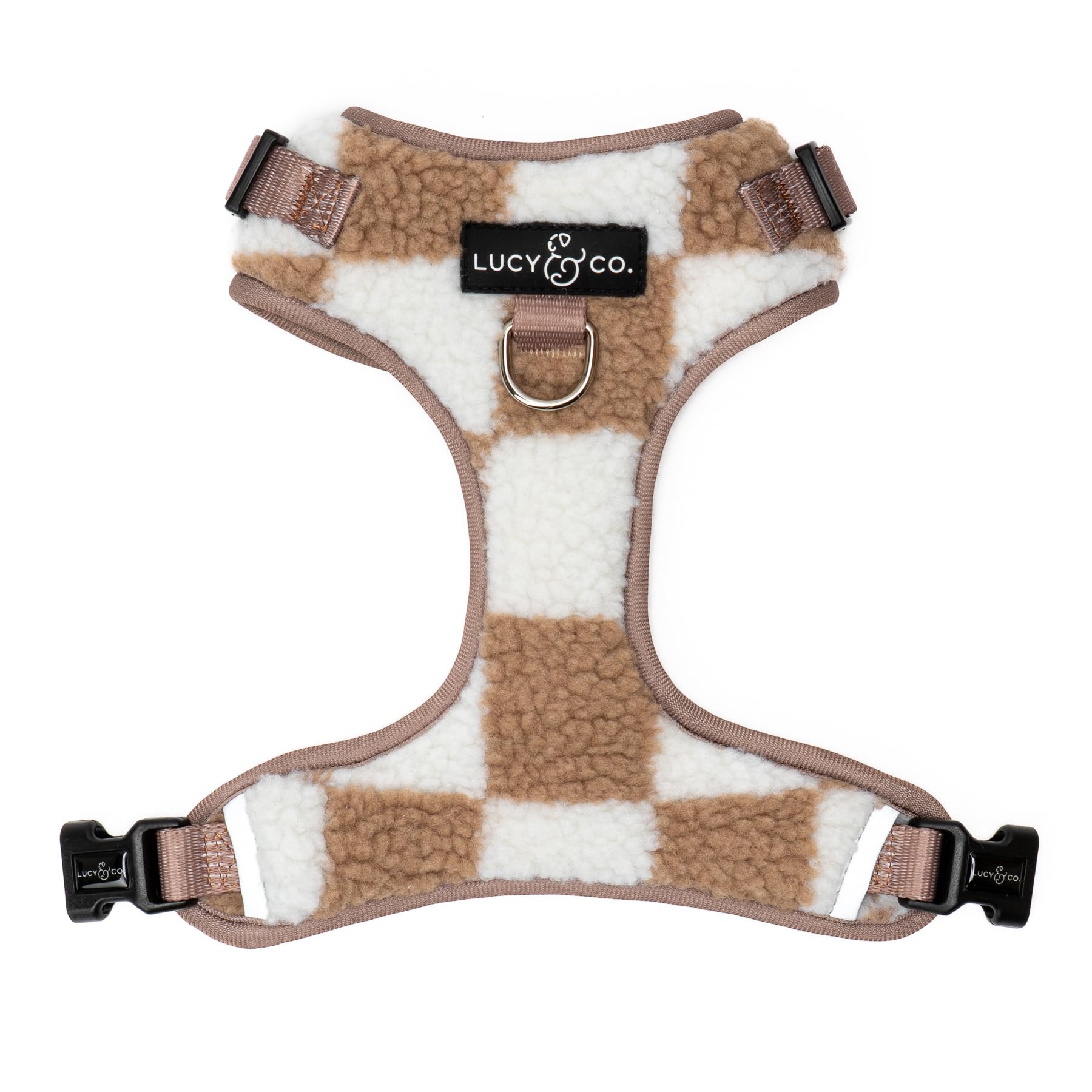 Lucy & Co. The Playing Checkers No-Pull Dog Harness for Dogs - Vest to Stop Pulling & Walk Easy - Comfortable Leash Training Pro