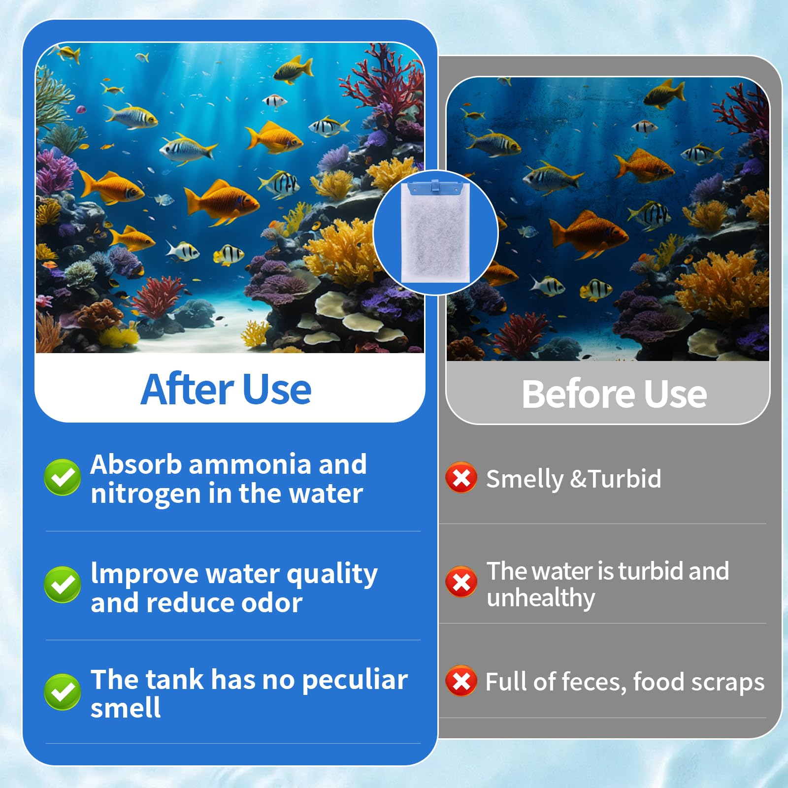 6-Count Medium Replacement Filter Cartridges Compatible With Tetra Whisper Bio-Bag For Whisper Pf10, 10I, And Reptofilter 90 Gph