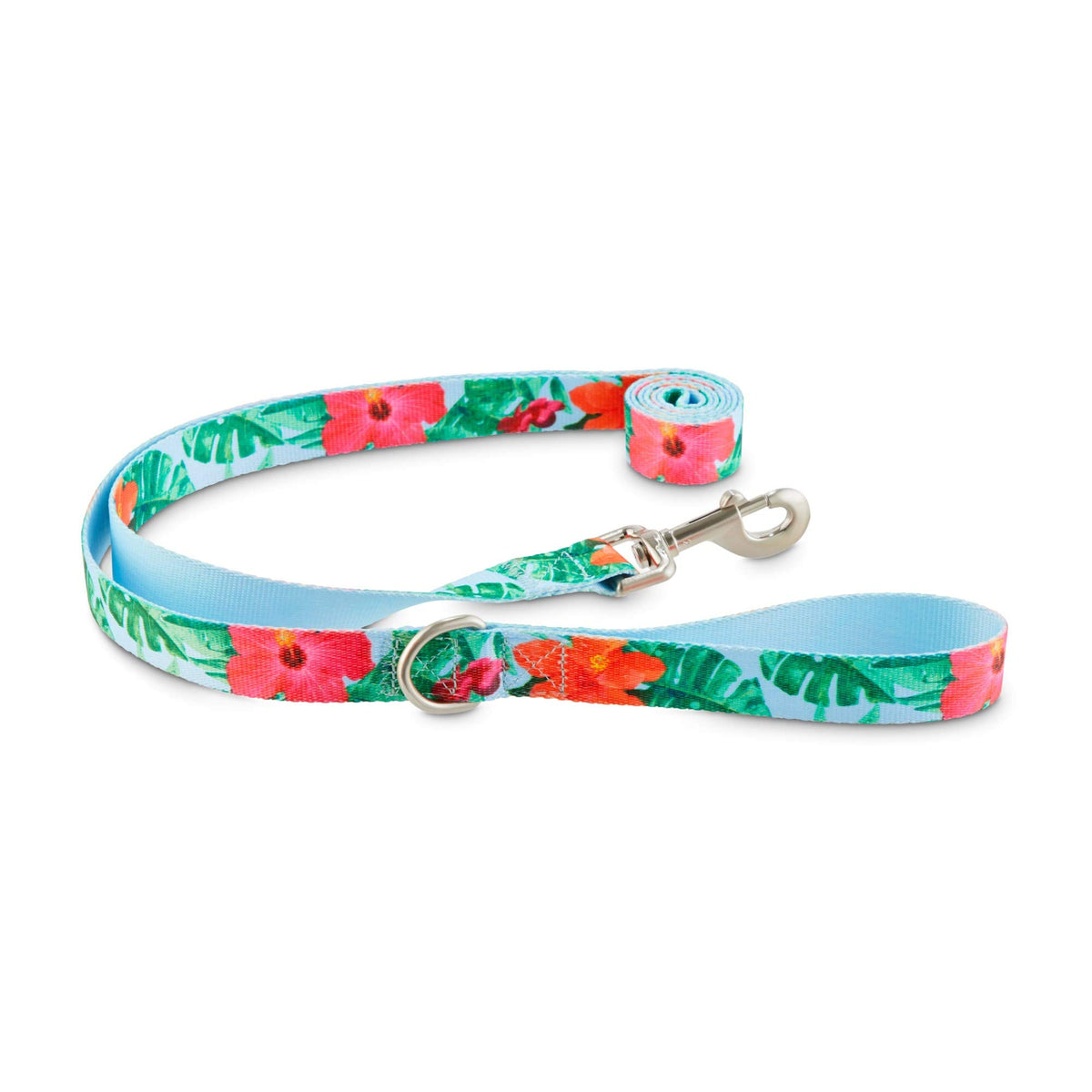 Youly The Jet-Setter Hibiscus Dog Leash, 6 Ft.