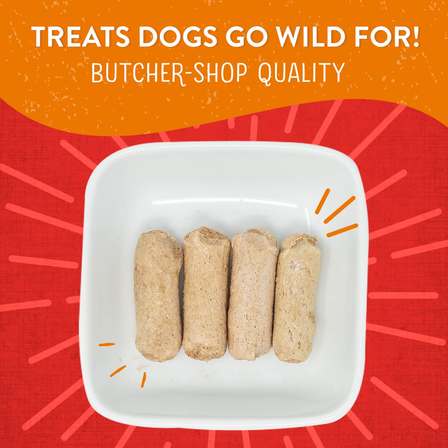 Stella & Chewys Freeze-Dried Raw Wild Weenies Dog Treats - High-Protein Training Treats for Dogs & Puppies - All-Natural Grass-