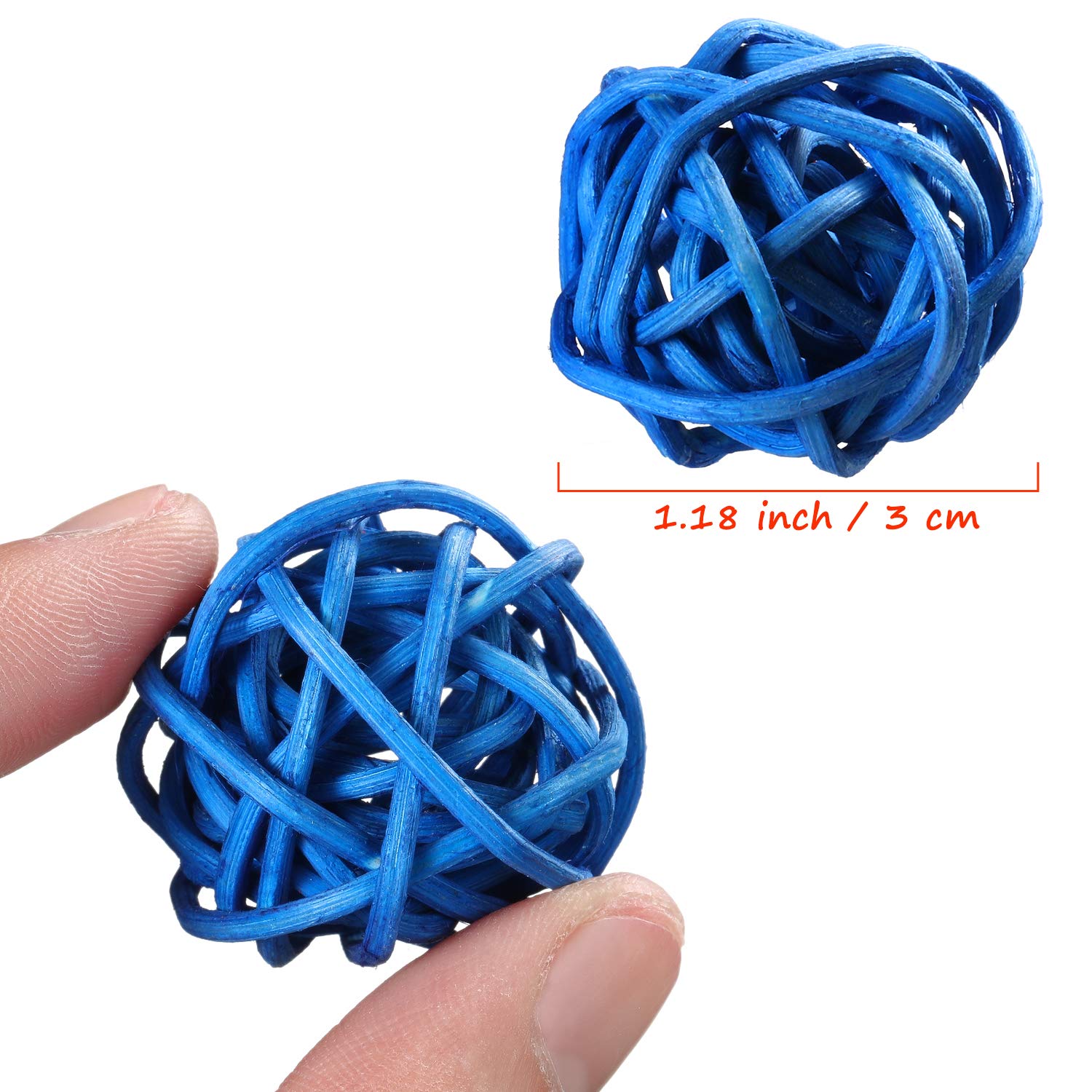 Sumind 80 Pieces Parrot Toy Wooden Blocks Bird Chewing Toys Mini Wood Chips Small Parrot Cage Accessories For Diy Playing Chewin