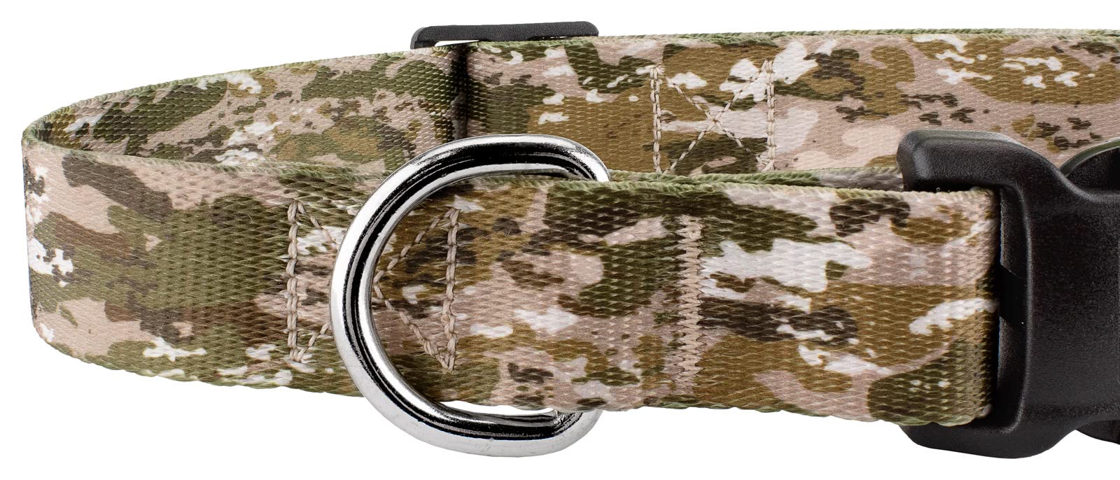 Country Brook Petz - Deluxe Desert Viper Camo Dog Collar - Made In The U.S.A. - Camouflage Collection With 17 Rugged Designs (1 Inch, Extra Large)
