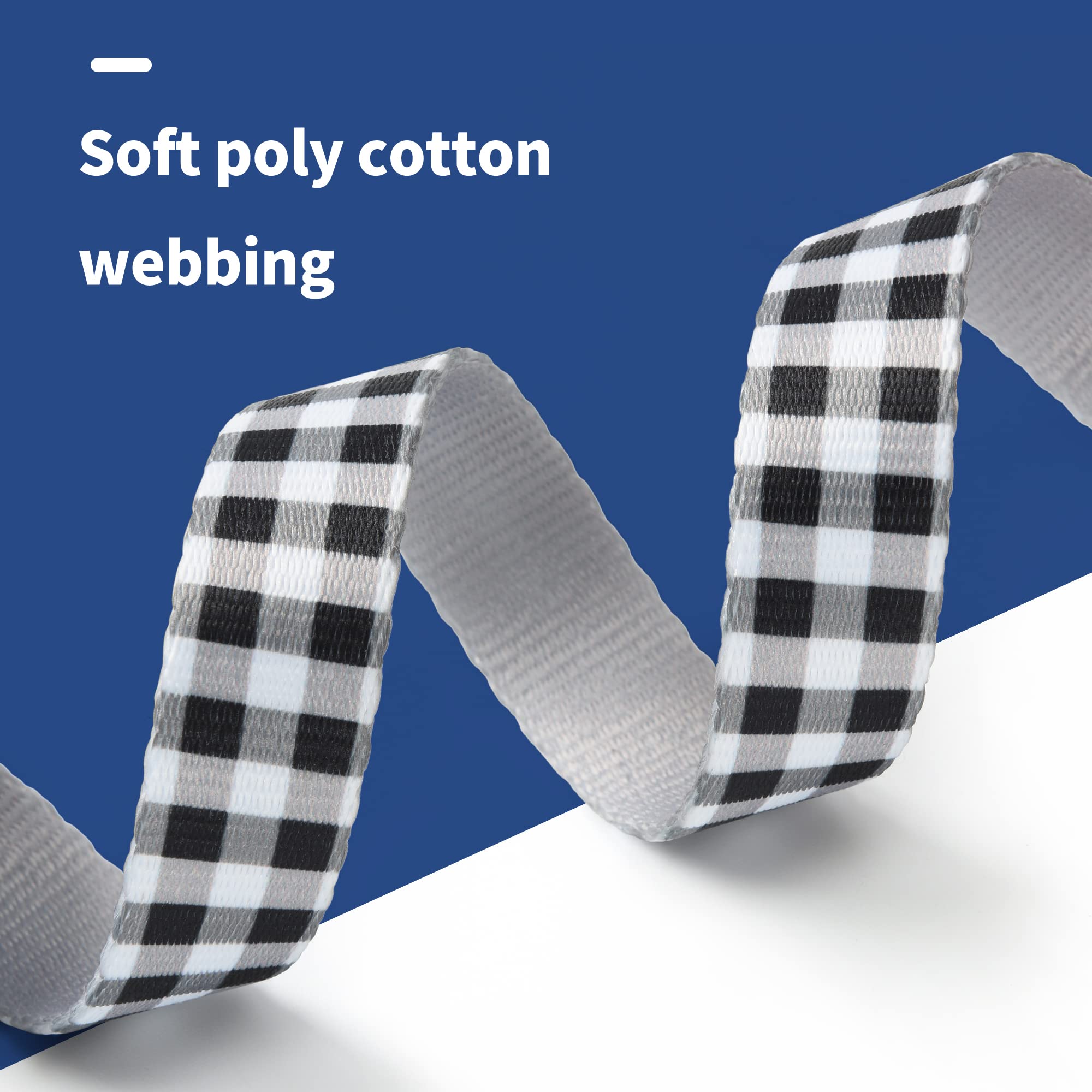 Mile High Life Dog Collar | Cute Puppy Collars | Lightweight Girl Dog Collar | Soft Boy Dog Collars | W Geometric Plaid Wave Line Pattern (Black/White, Large)