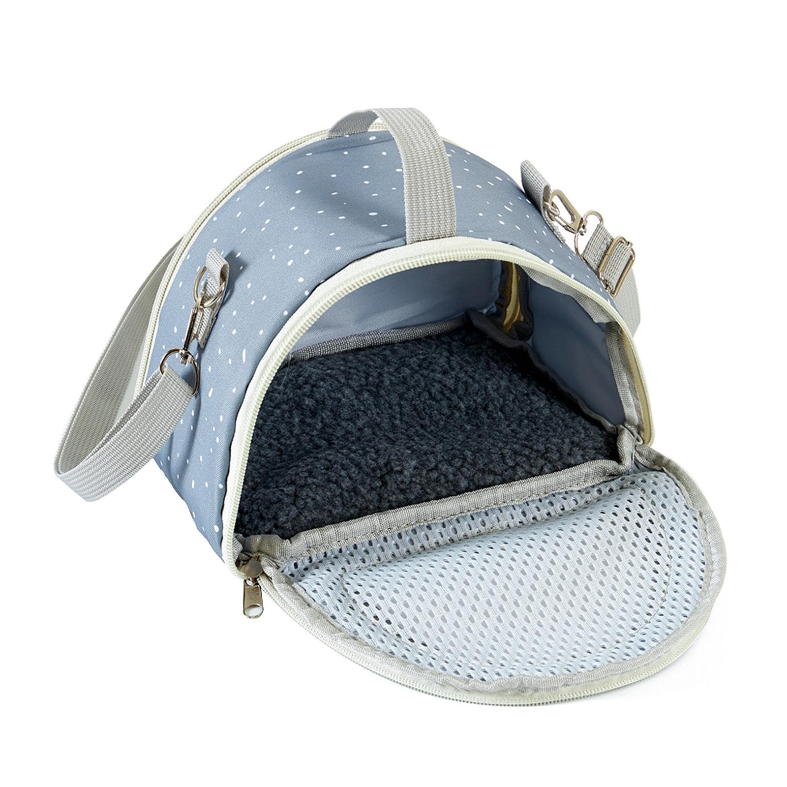 ATORSE Hamster Travel Carrier Bag Guinea Pig Carrier Bag for Ferrets Chinchilla Rat Grey| Pet Supplies|Small Animal Supplies|Car