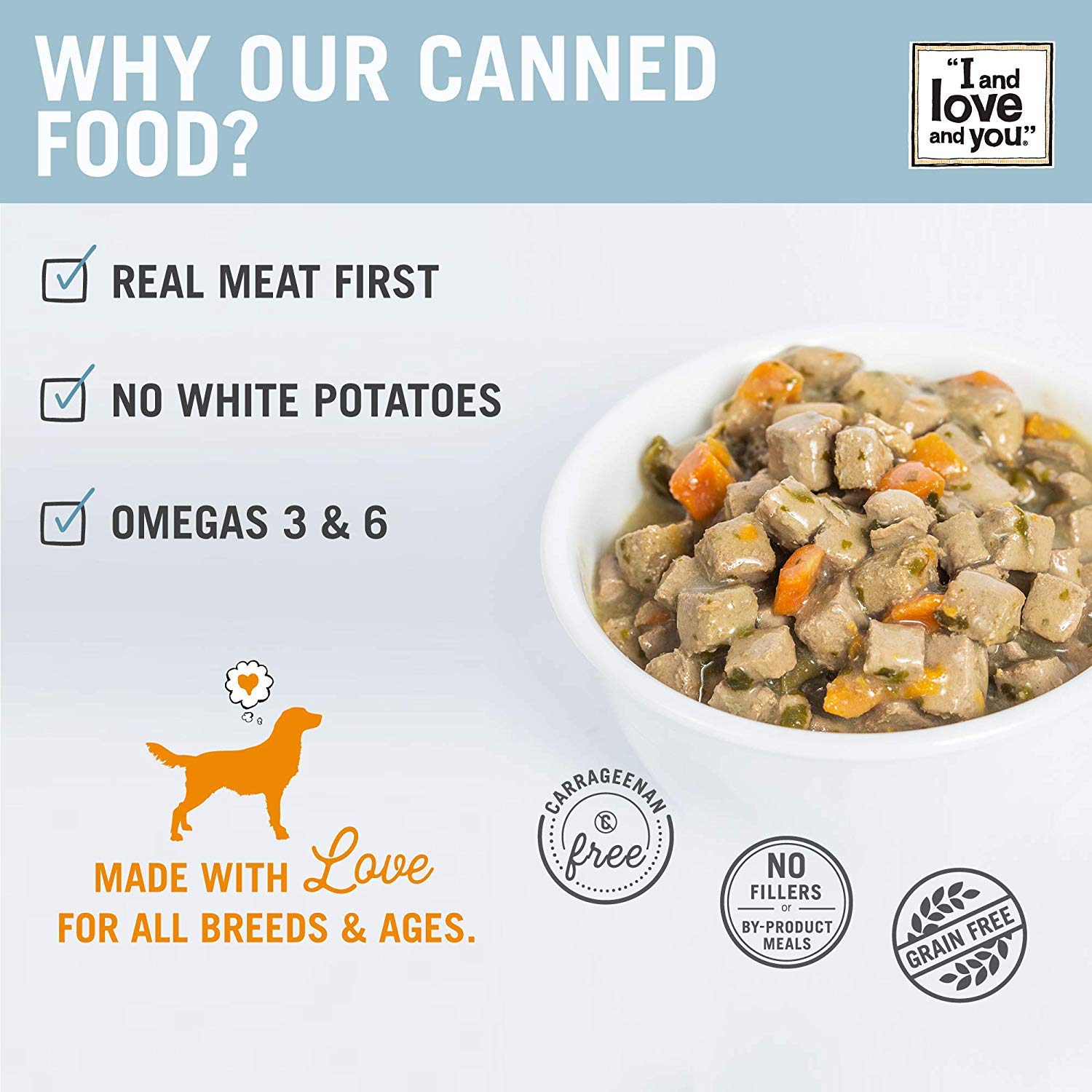 I and love and you  Naked Essentials Wet Dog Food - Grain Free and Canned, Chicken, 13-Ounce, Pack of 12 Cans