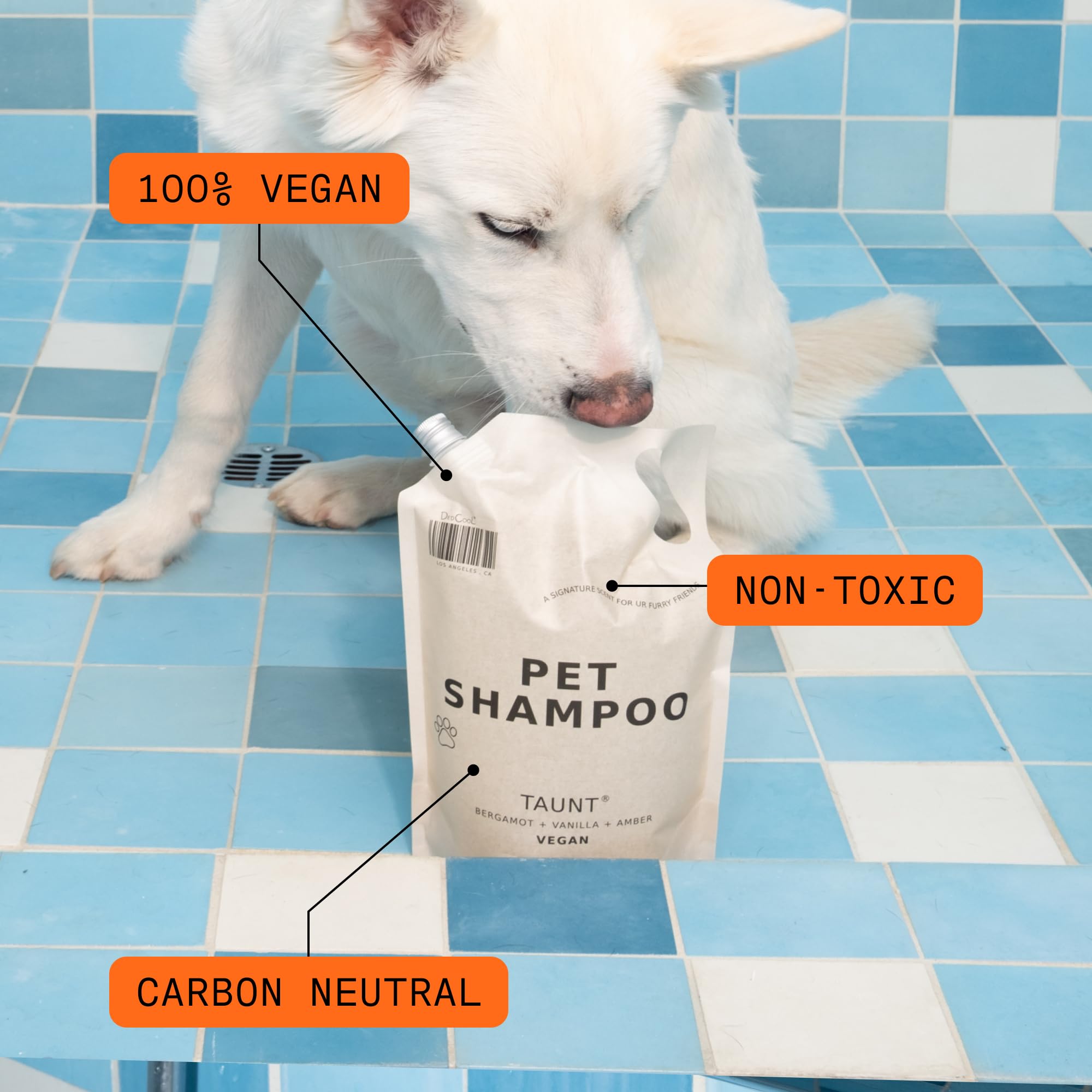 Dedcool Pet Shampoo (01 Taunt, Mini 2 Oz) Tear-Free, For Sensitive Skin, Hypoallergenic, Dry Skin & Itch Relief, Deodorizing Sha