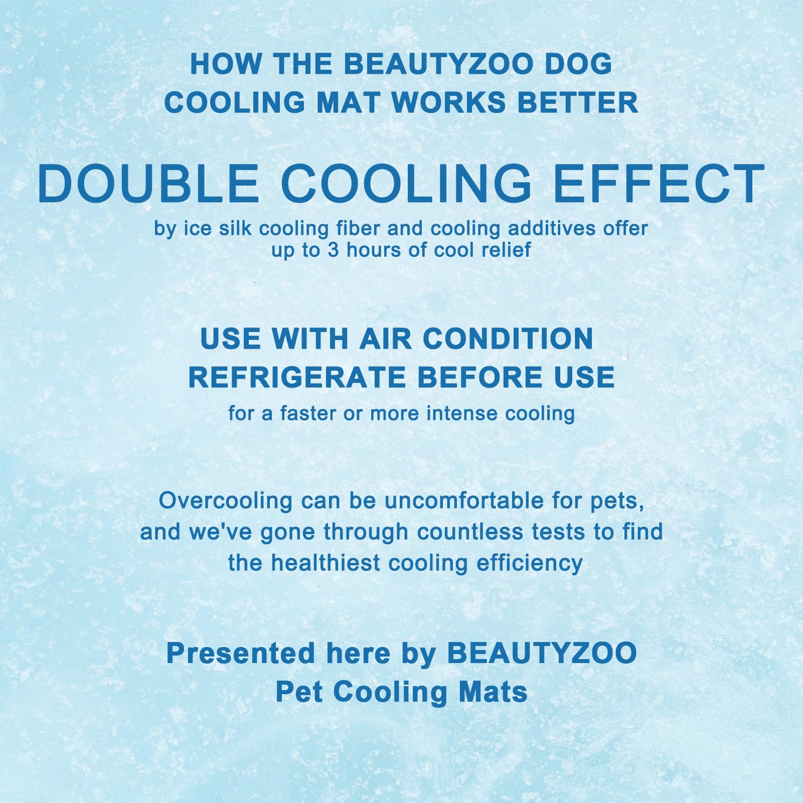 Beautyzoo Upgraded Dog Self Cooling Mat Ice Silk Chill Pads For Small Medium Large Dogs Summer Reusable Pet Training Pad Absorbent Non Slip Mat For Kennels, Crates & Beds,X Large 28In X 47In