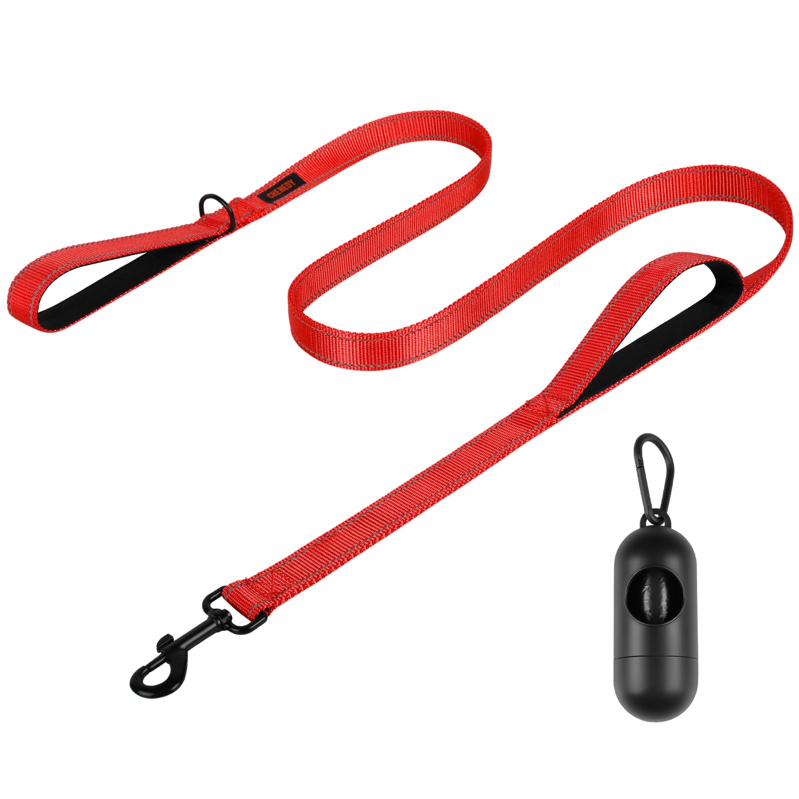 Dog Leash, Heavy Duty Dog Leash, Leashes For Large Breed Dogs .5Ft.6Ft, Double Handle Dog Leash, Reflective Training Lead, Perfe