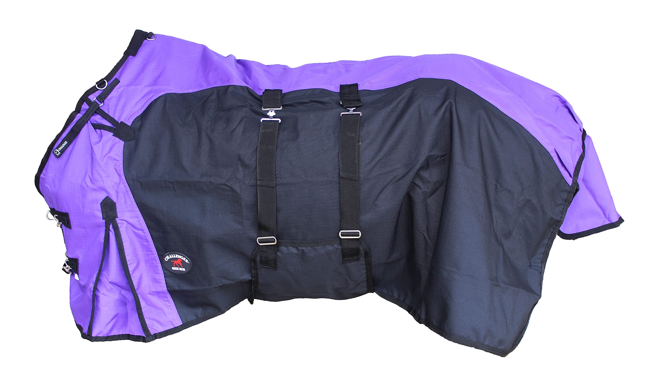 Challenger 70'' 1200D Turnout Waterproof Fleece Lined Medium Winter Blanket Sheet 384Lg