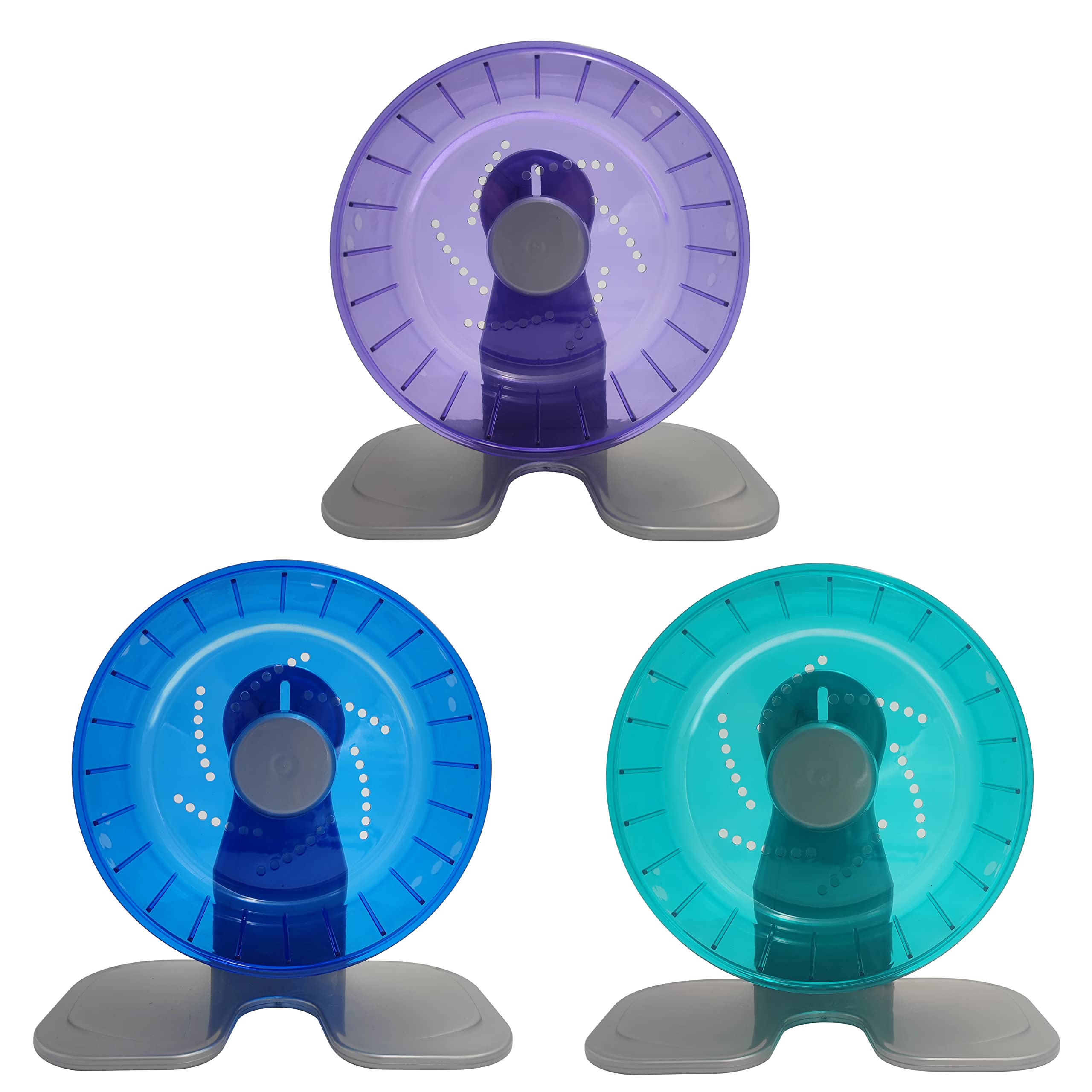 Petest Hamster Exercise Wheel, Silent Spinner Hamster Running Wheels, Diameter 8.3 Inch, Green