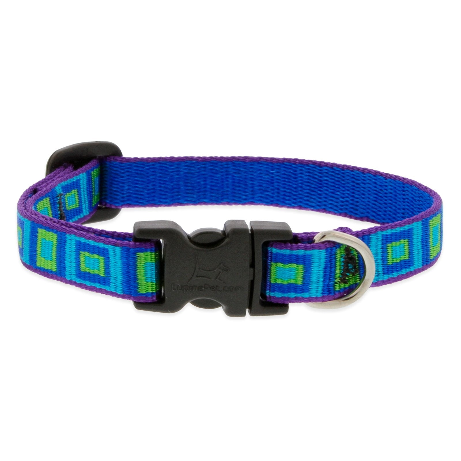 Lupinepet Originals 1/2' Sea Glass 10-16' Adjustable Collar For Small Dogs