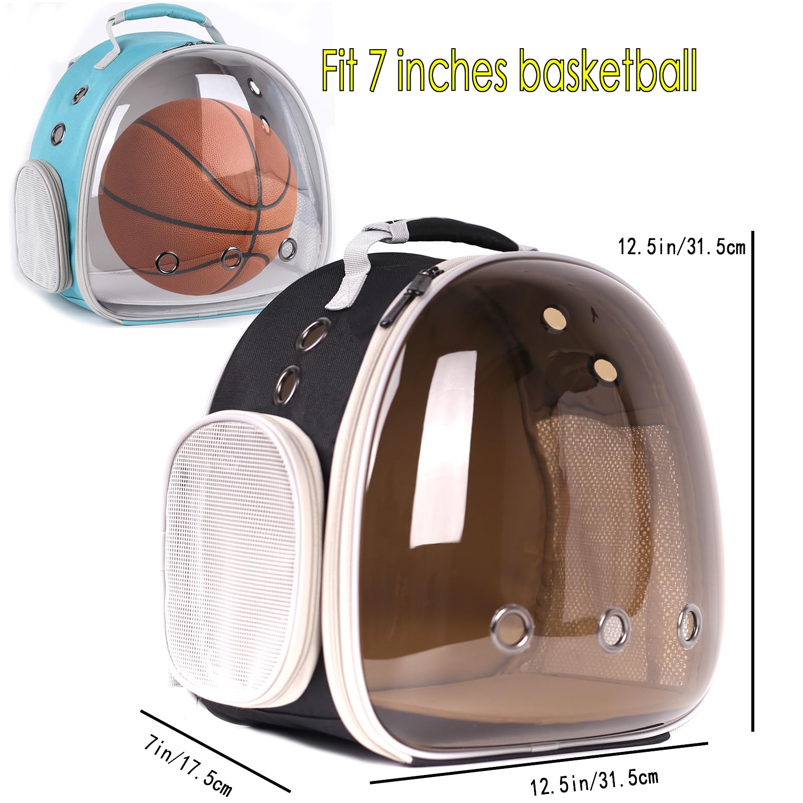 Small Animal Travel Backpack Carrier,Portable Bearded Dragon Bag For Sugar Glider,Hedgehog,Rat,Bunny,Rat,Outdoor Used (Polarized