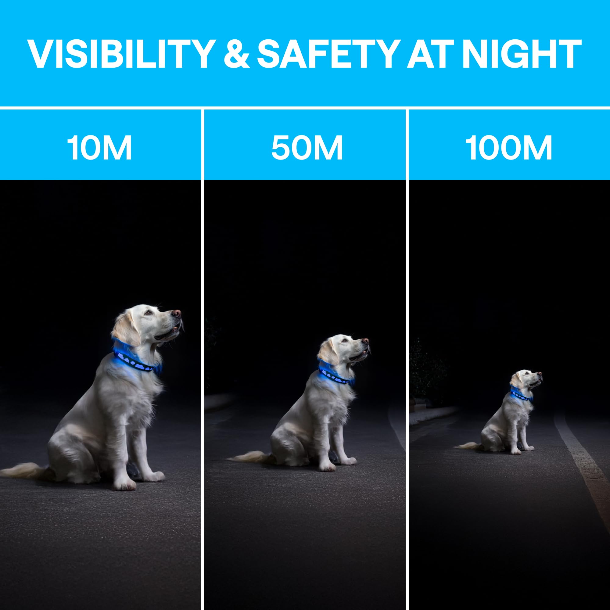 Airtag Dog Collar With Airtag Holder - Dog Tracking Collar With Led Lights, Gps, And Air Tag Holder Collar Waterproof - Designed