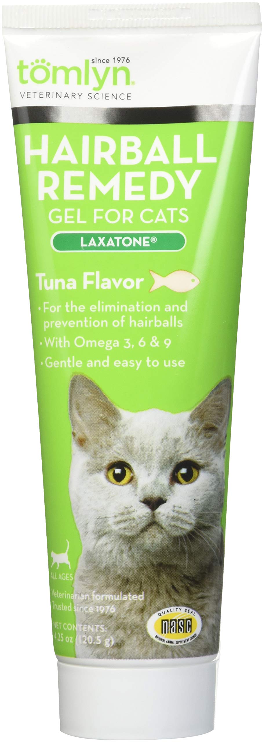 Tomlyn Laxatone In Tuna For Hairball Relief 4.25Oz Each (3 Pack)