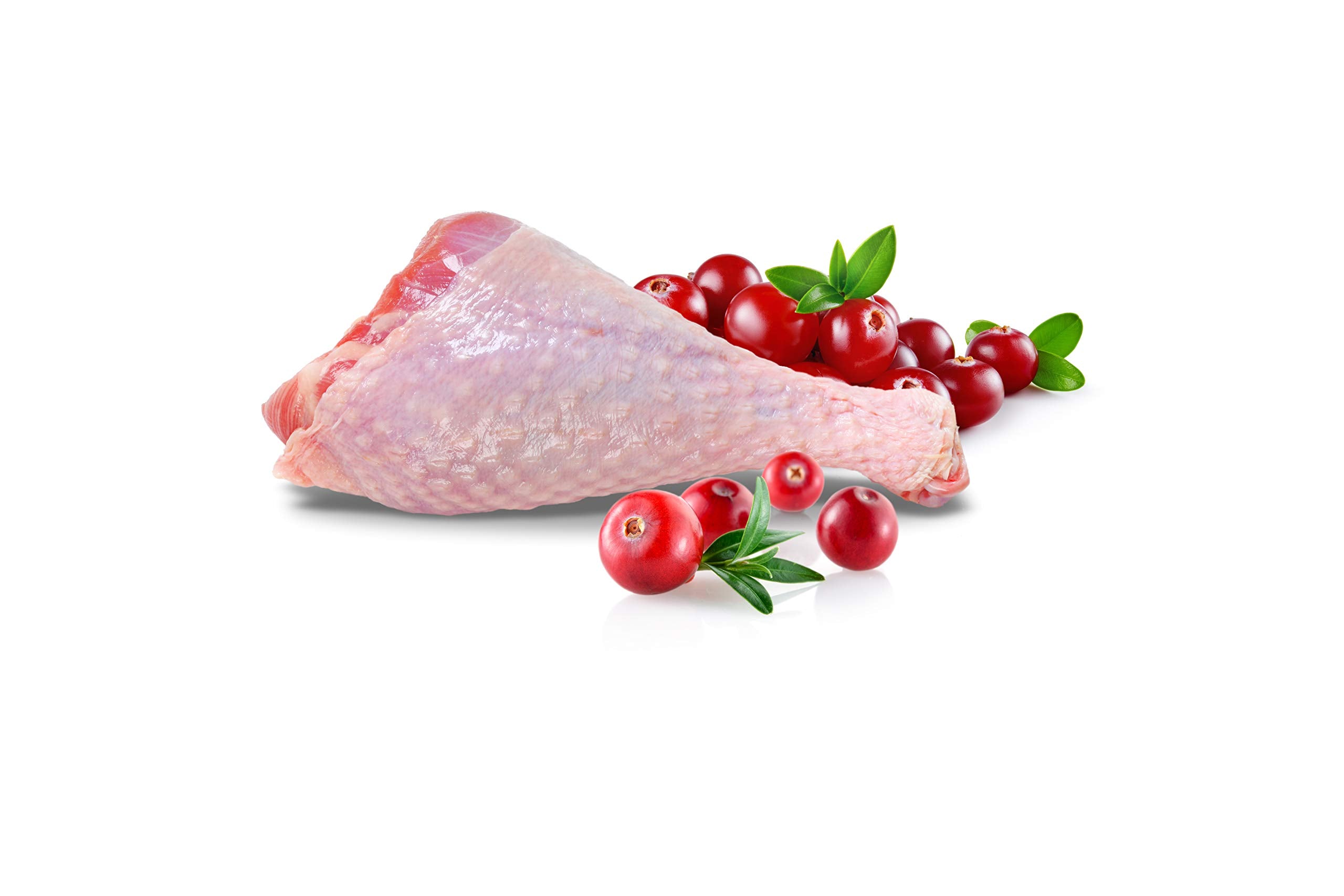 PLATO Turkey Real Strips Natural Dog Treats - Real Meat - Air Dried - Made in the USA - Turkey & Cranberry, 3 ounces