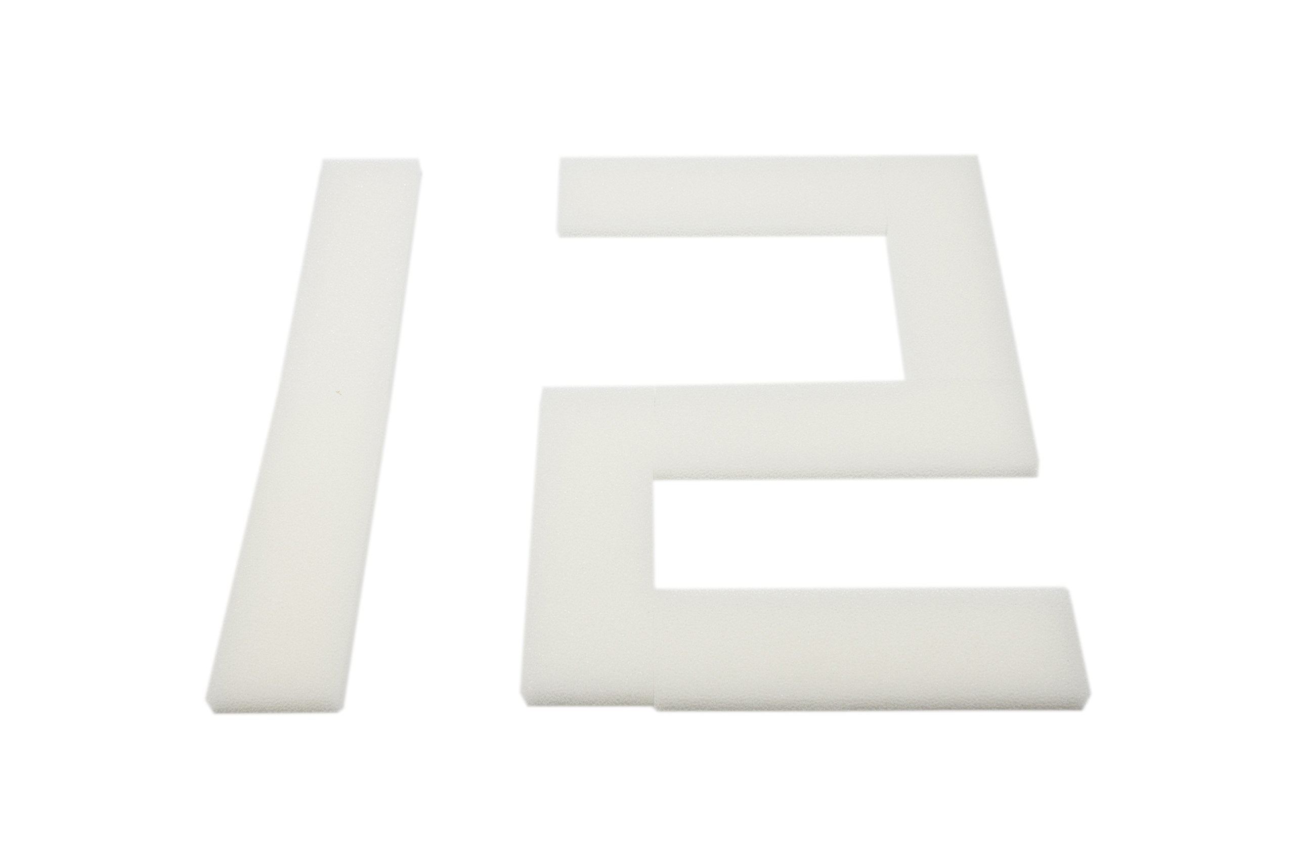 LTWHOME Foam Filters Suitable for Fluval U3 Filter x 12 PK