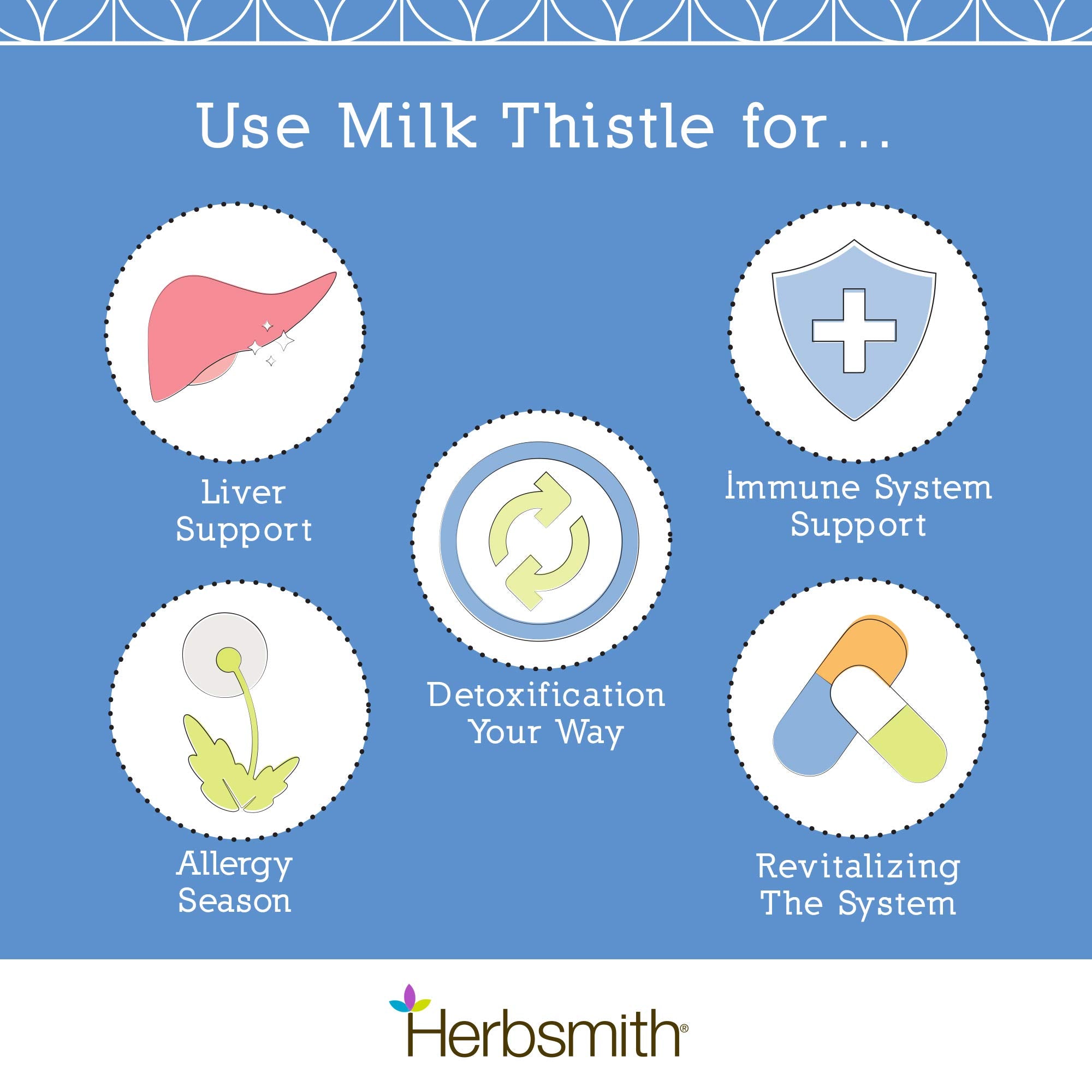 Herbsmith Organic Milk Thistle for Dogs and Cats - Liver Supplement for Dogs & Cats - Made in USA - 150g Powder