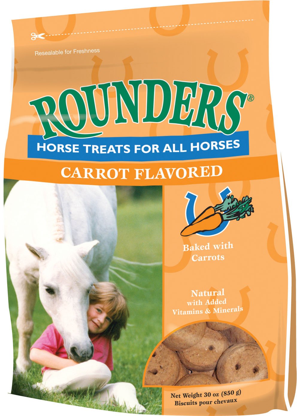 Kent Nutrition Group-Bsf 1536/428 Carrot RounderS Horse Treat, 30 Oz