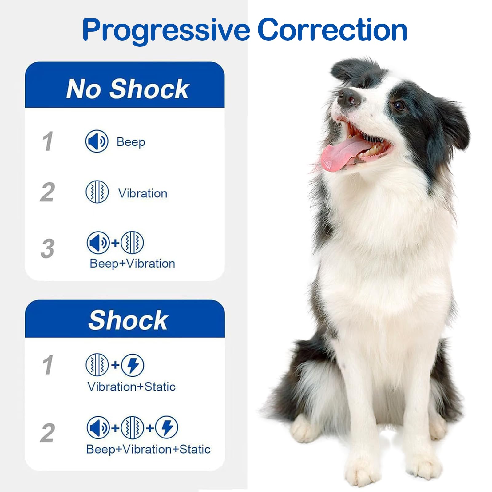 Dog Bark Collar, Smart Bark Collar For Large Medium Small Dogs, Automatic Barking Control, No Bark Training Collar With Beep Vib