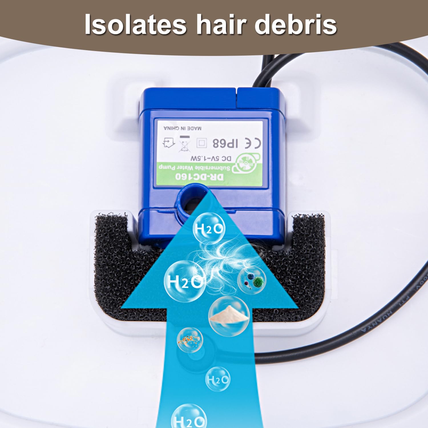 Cat Water Fountain Foam Filter, 8 Packs Cat Fountain Sponge Filter Replacement Filter For Pet Water Fountain Automatic Drinking