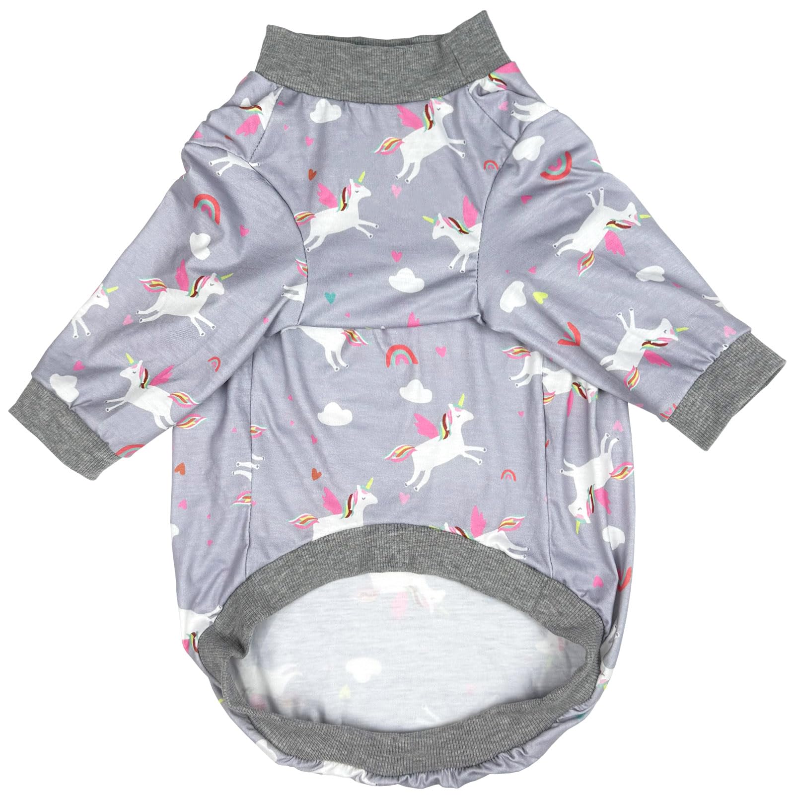 D.E.E Dog Shirt For Large Dogs Summer Cotton Dog Clothes Lightweight Tank Top Female Big (Unicorngray, 4Xl)