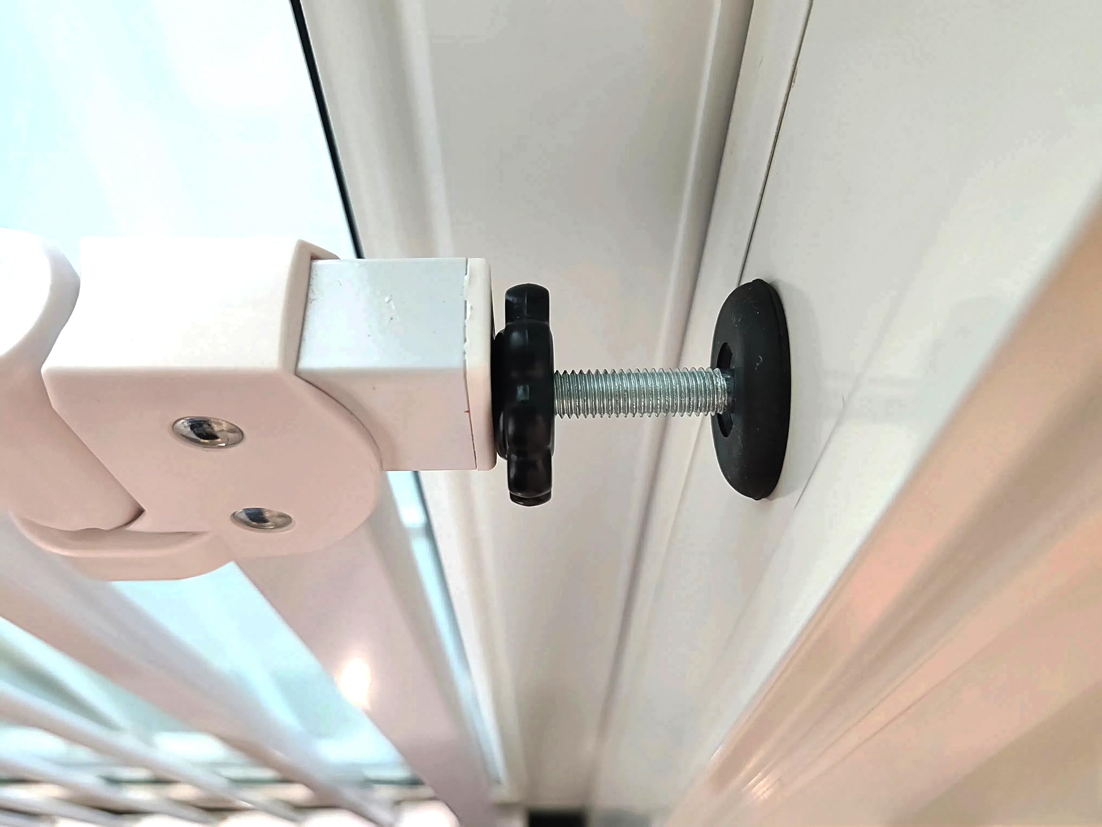 4 Pack Baby Gate Replacement Parts Threaded Spindle Rod 8MM(M8), Screw Bolts Hardware Kit for Pet & Dog Pressure Mounted Safety