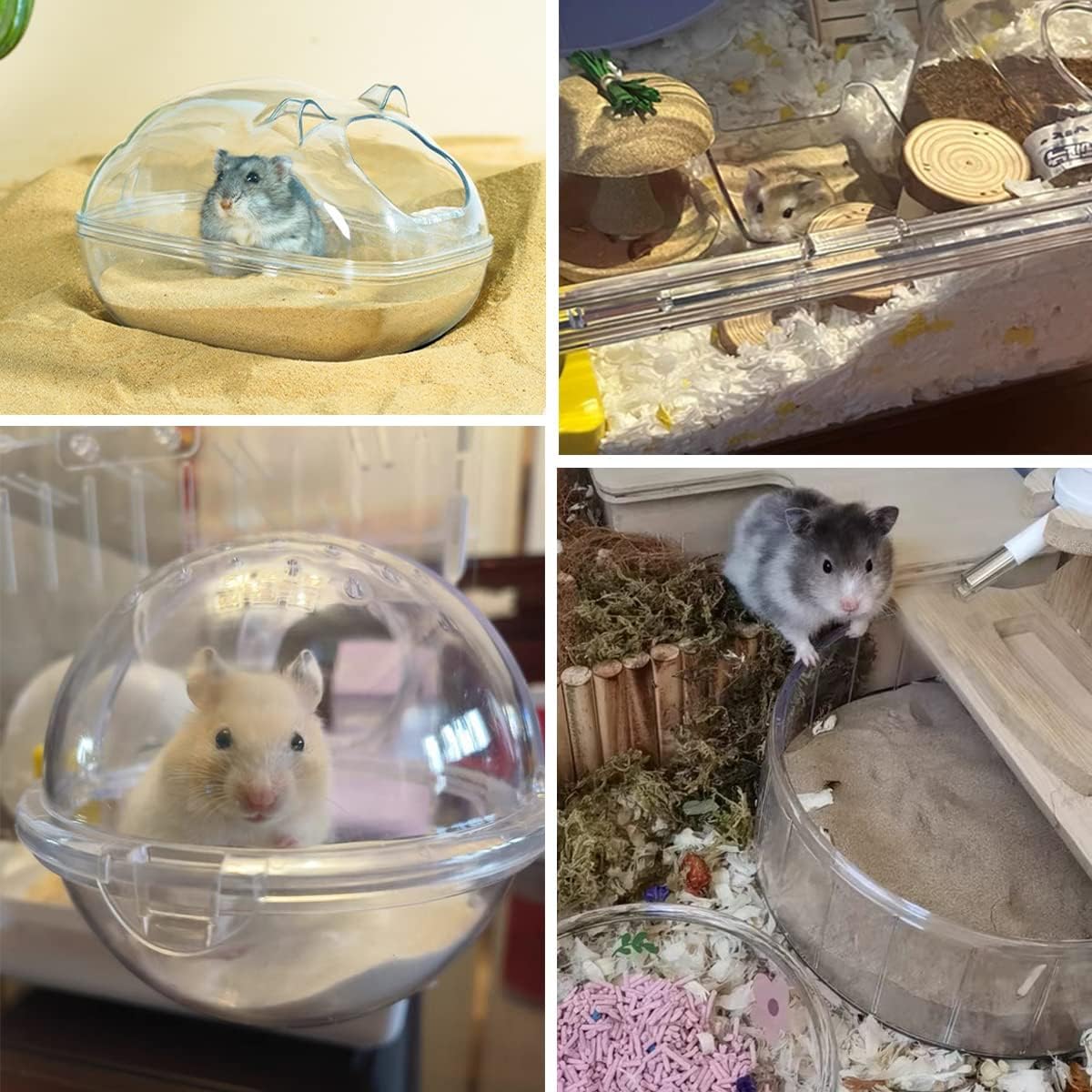 Jfwod Hamster Bath Sand, 15.4Lb Dust Free Desert Sand Or Potty Litter Sand For Hamster Chinchillas Gerbil Syrian Mice Small Anim