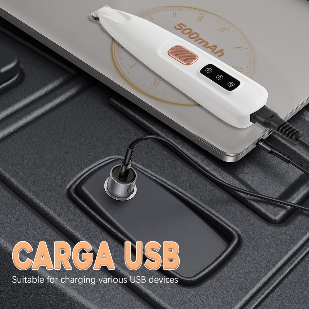 Dog Paw Trimmer With Led Light, Upgraded Paw Trimmer For Dogs, Electric Dog Clippers For Groomming With Led Display, Waterproof