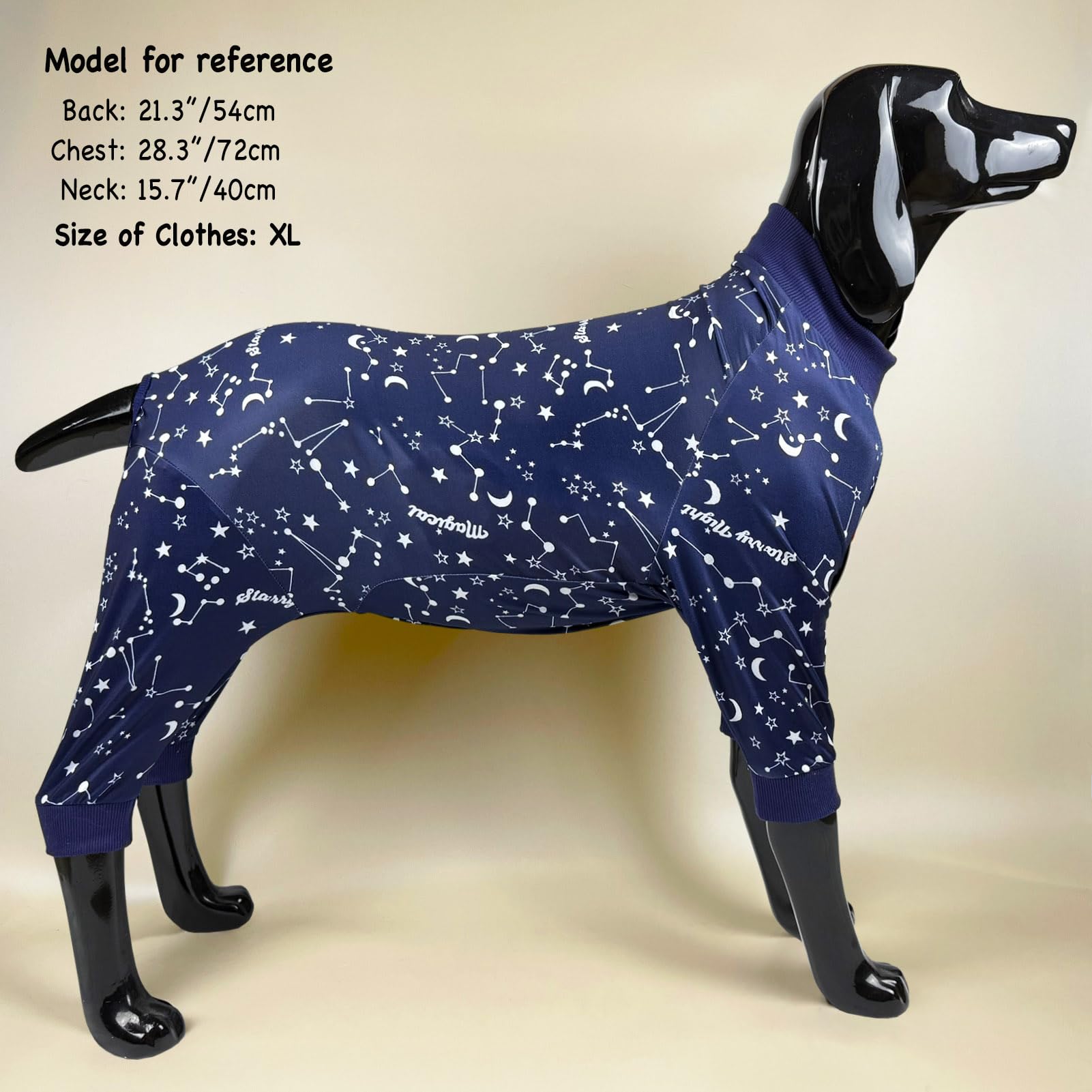 D.E.E Large Dog Shirts Unicorn Galaxy Pattern Printed Dog Shirts For Large Dogs Big Dog Clothes Dog Tank Top Stretchy (Pgalaxyda