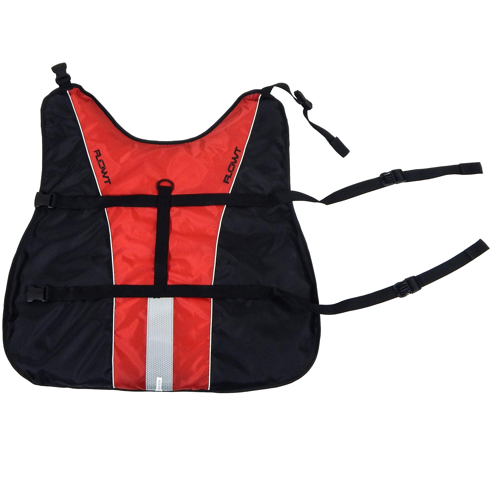 Flowt Dog Life Vest 40902-2-XL Dog Life Vest, PFD, Red, Extra Large,